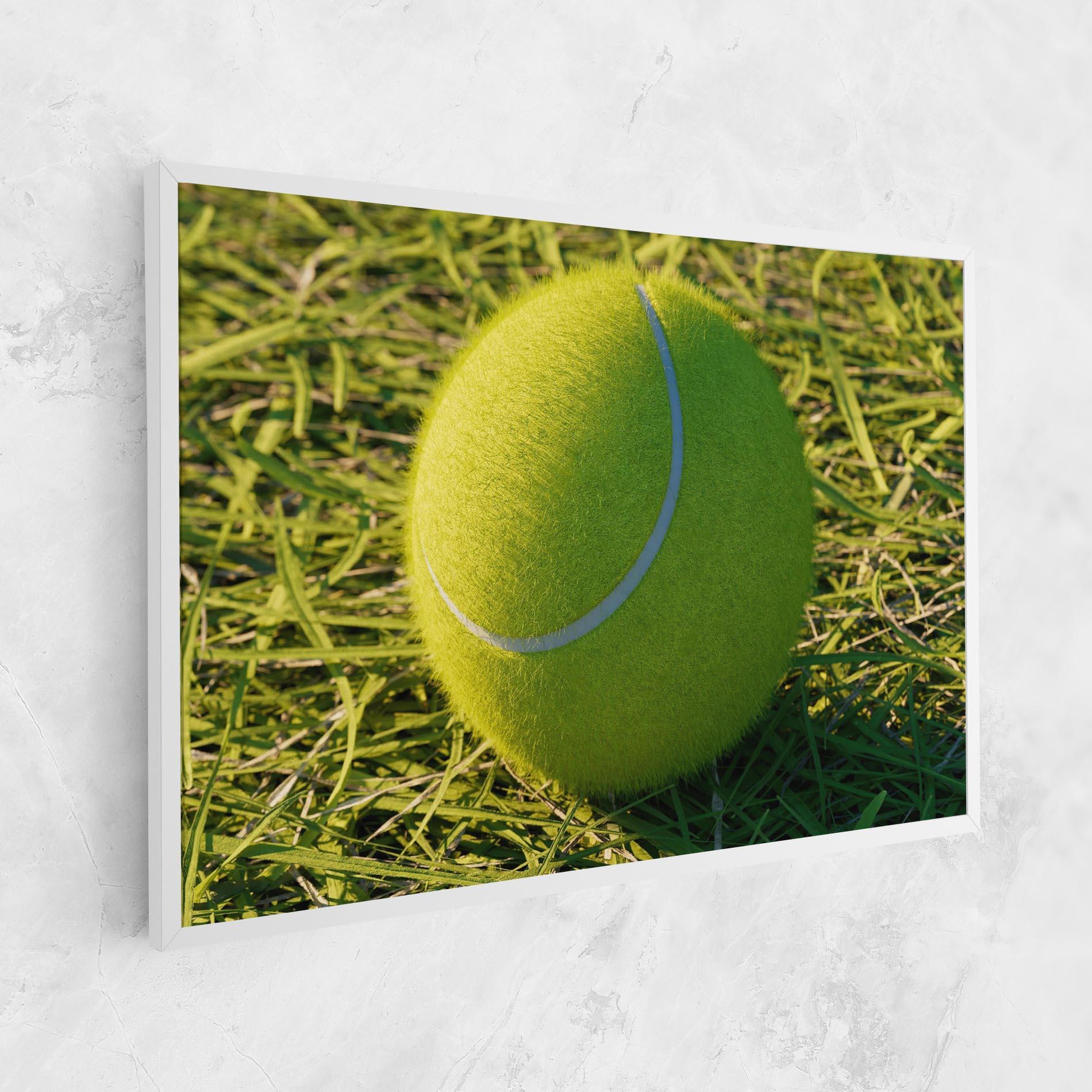 Vászonkép Green Tennis Ball mockup 1