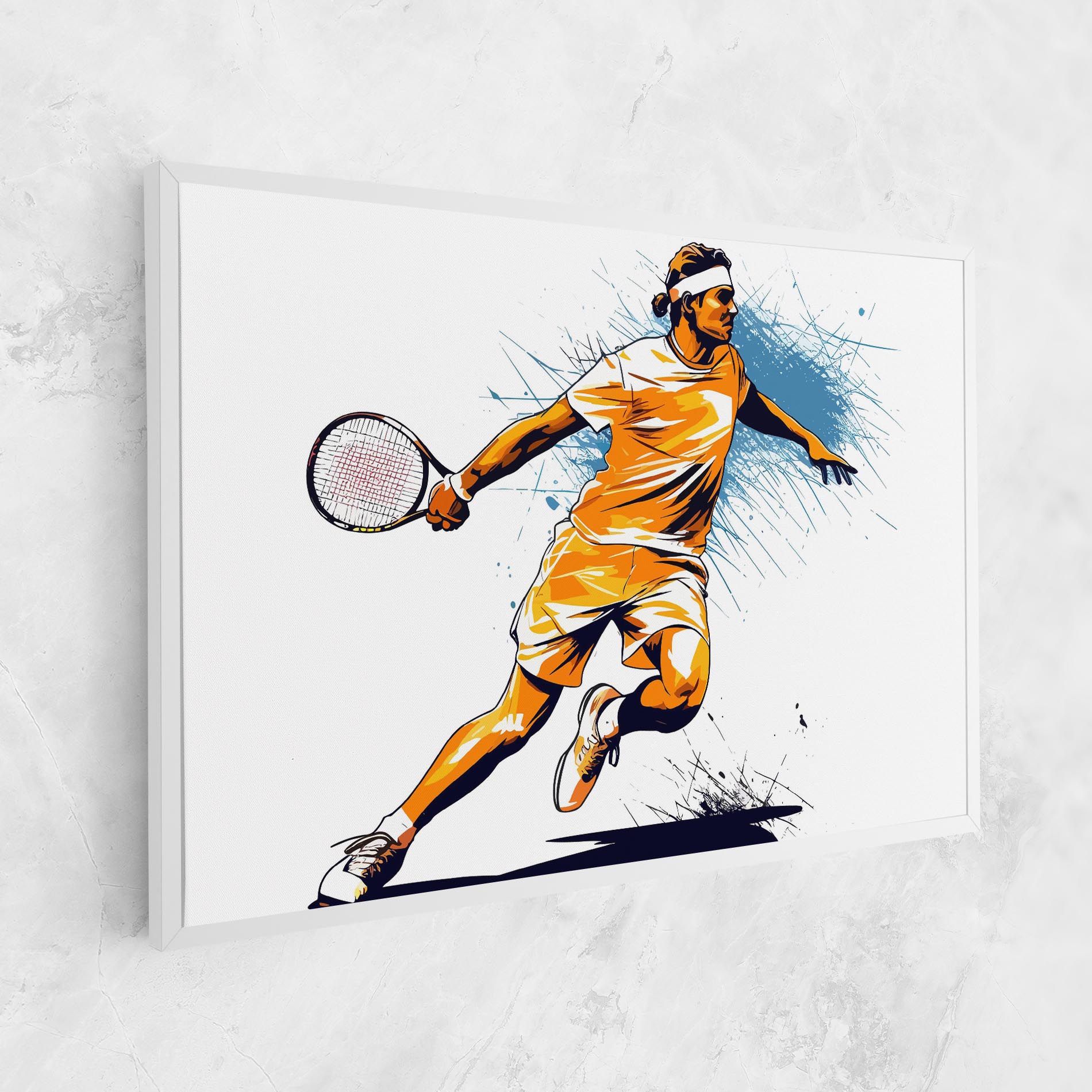 Orange Blue Tennis mockup 1