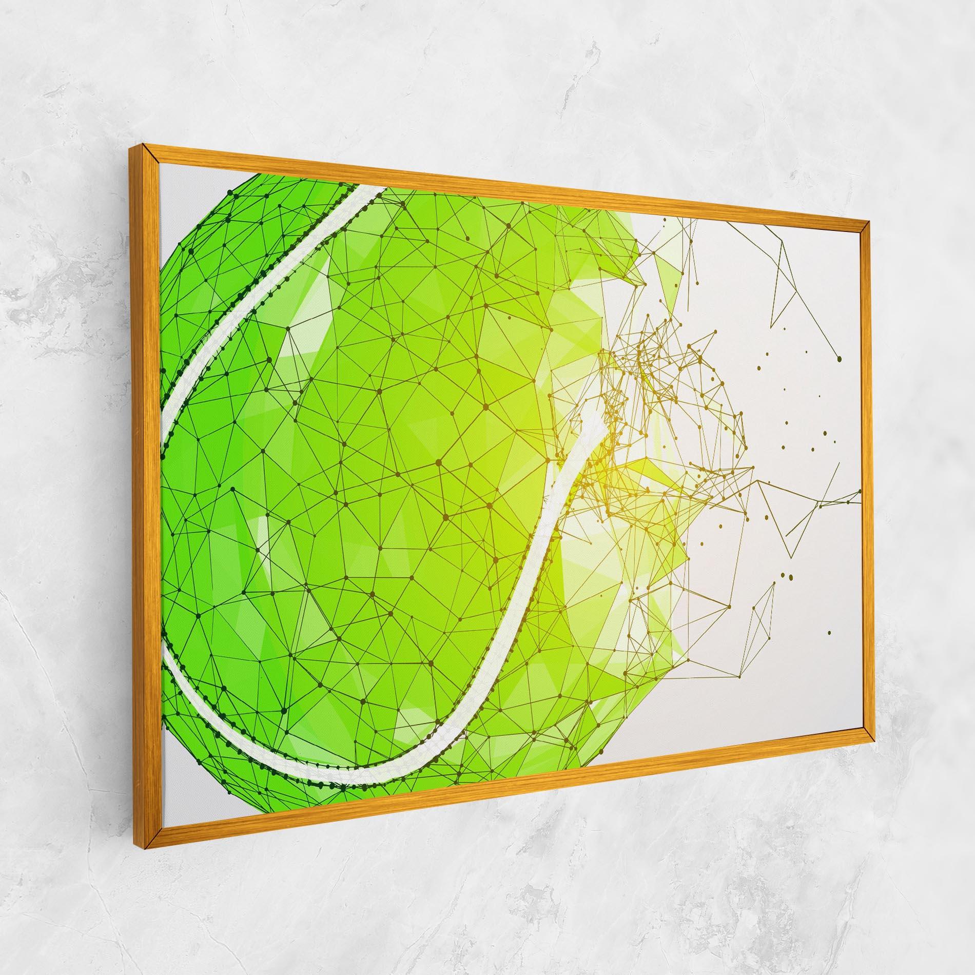 Vászonkép Green Line Tennis mockup 1