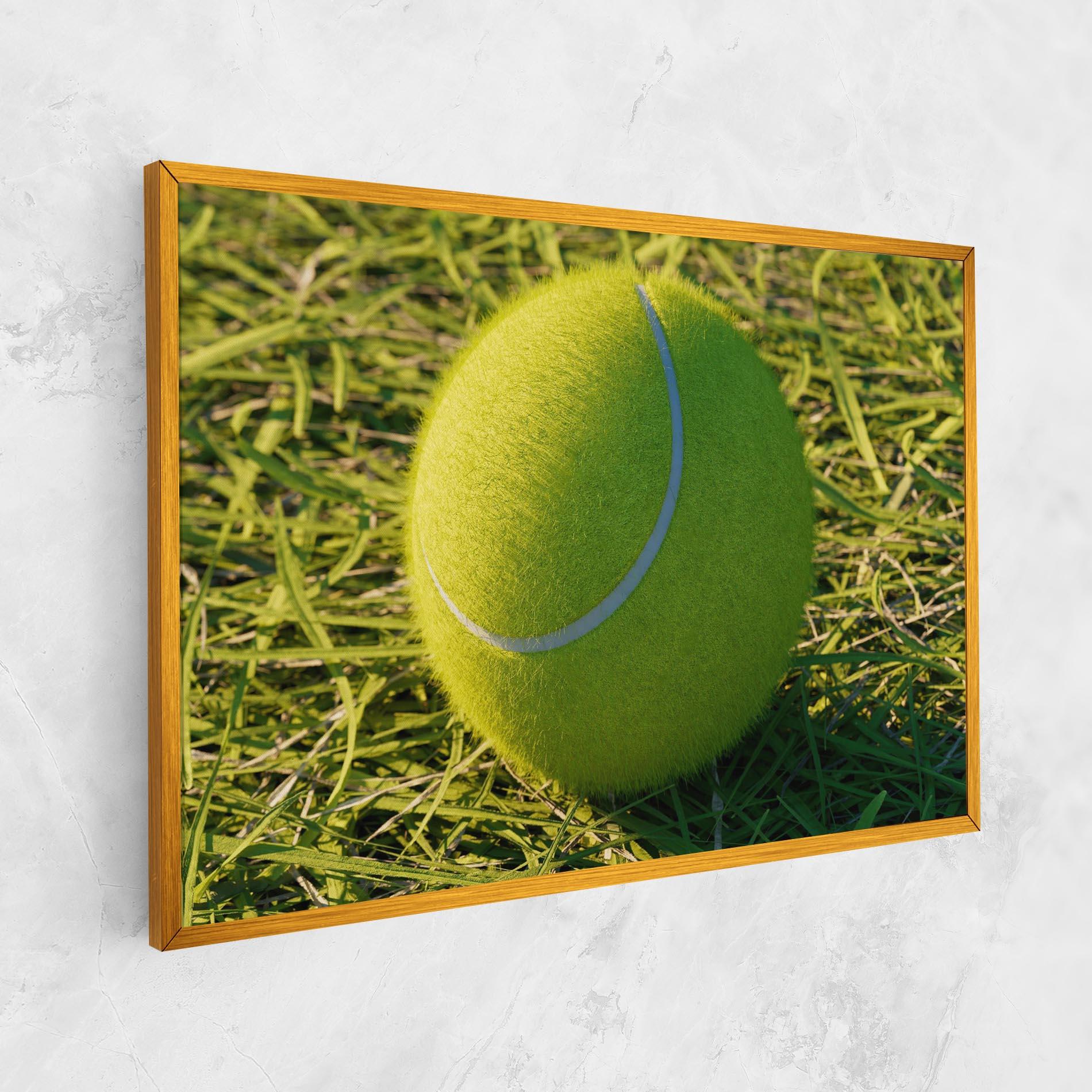 Vászonkép Green Tennis Ball mockup 1