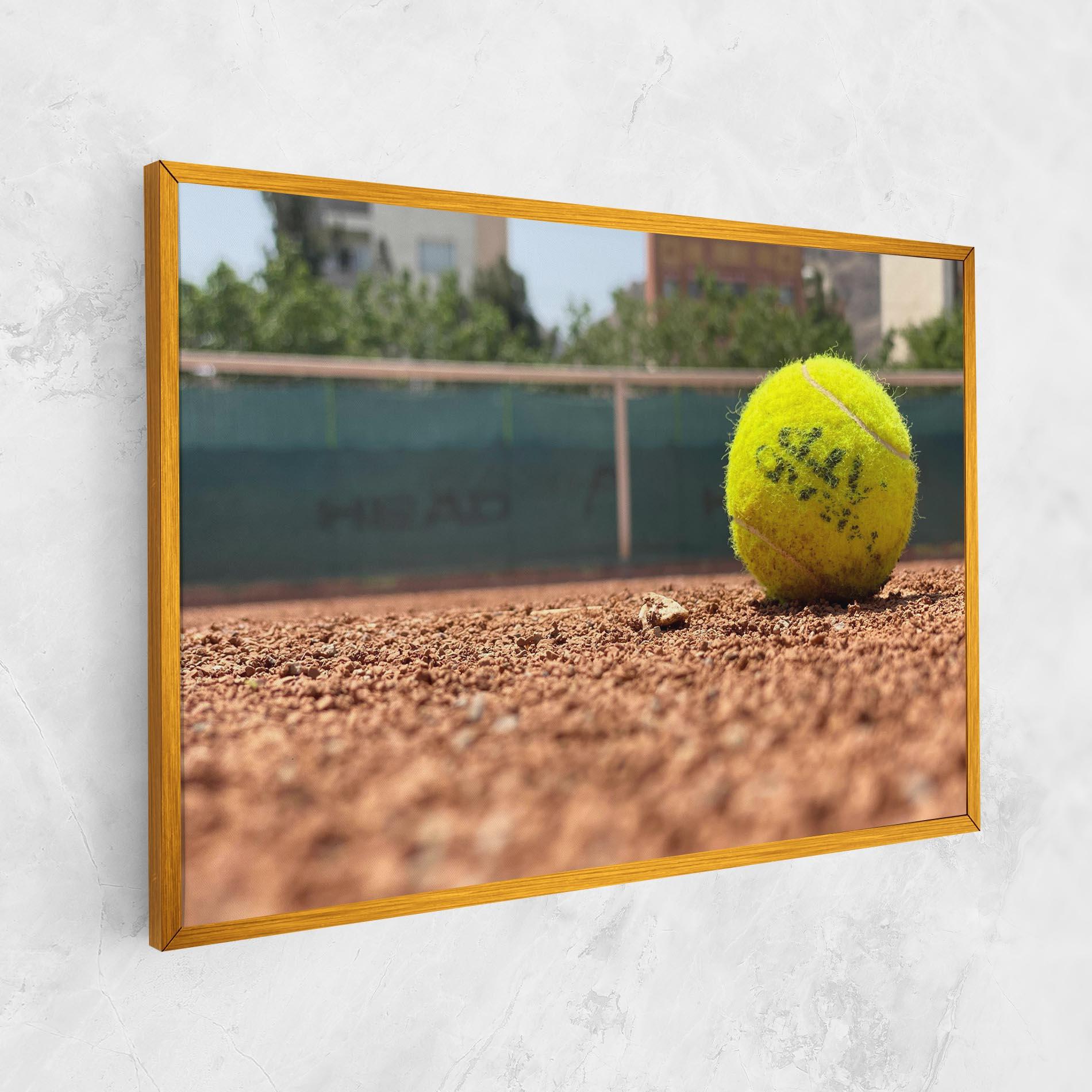 Vászonkép Lost Tennis Ball mockup 1