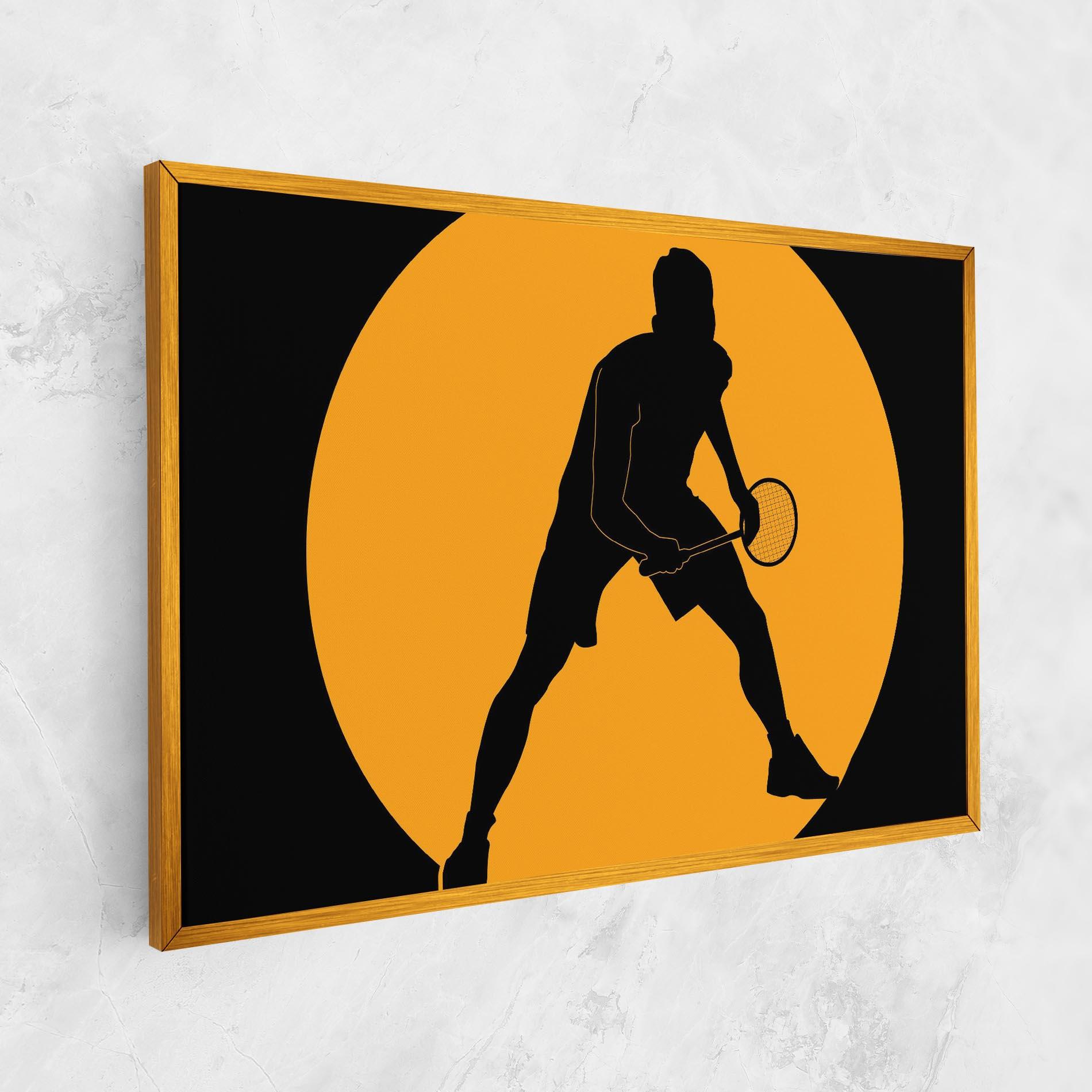 Vászonkép Orange Tennis mockup 1