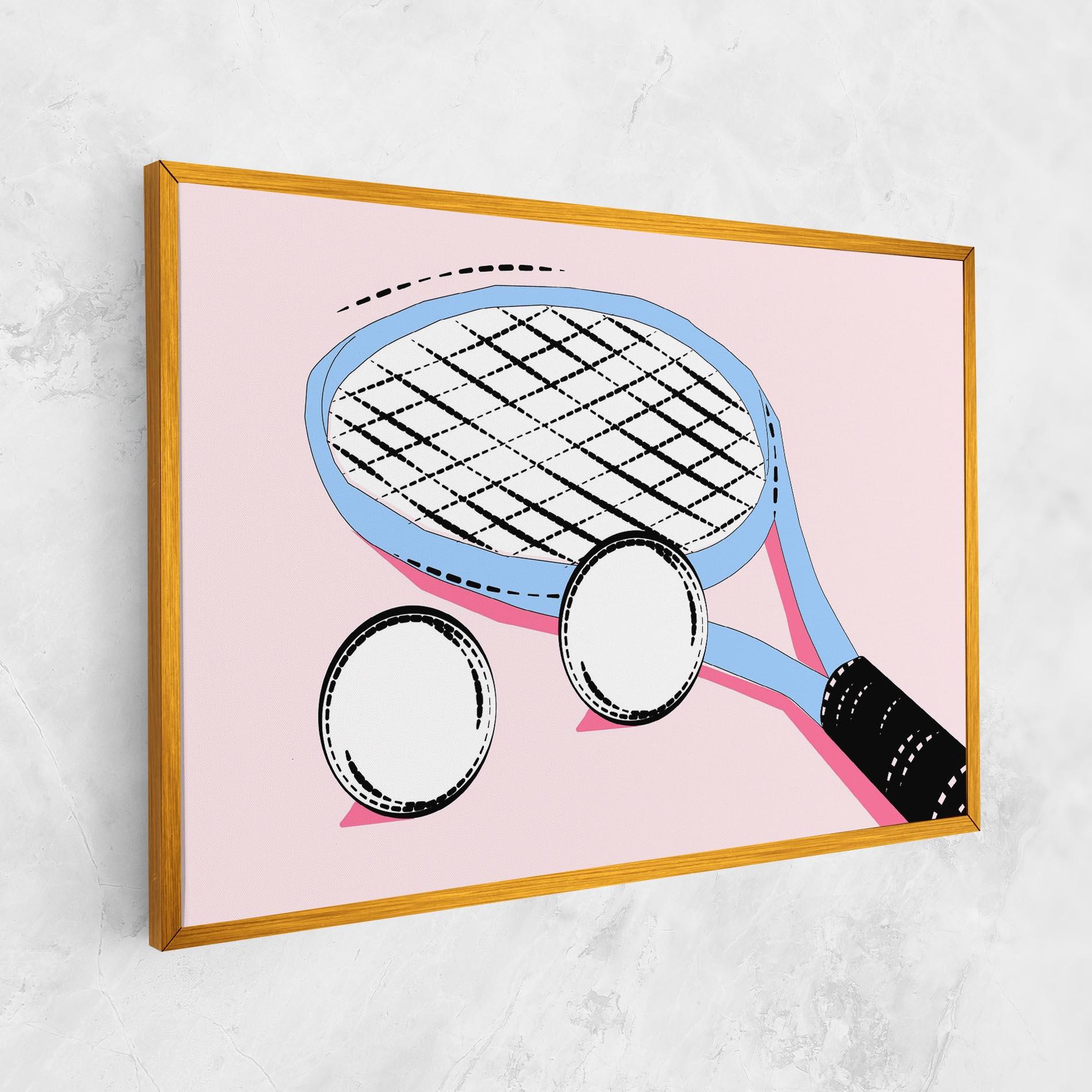 Vászonkép Pink Tennis mockup 1