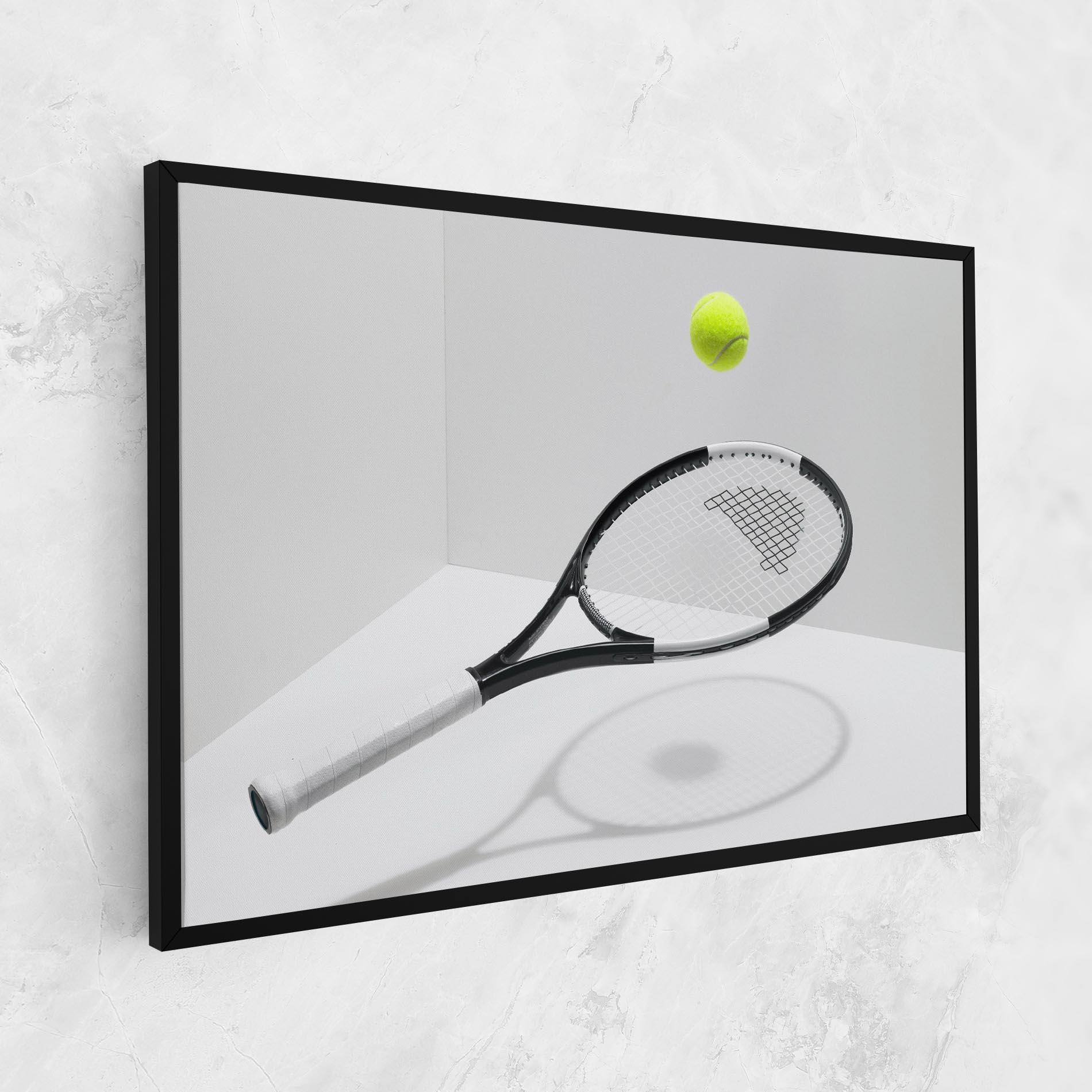 Vászonkép Floating Tennis Racket mockup 1