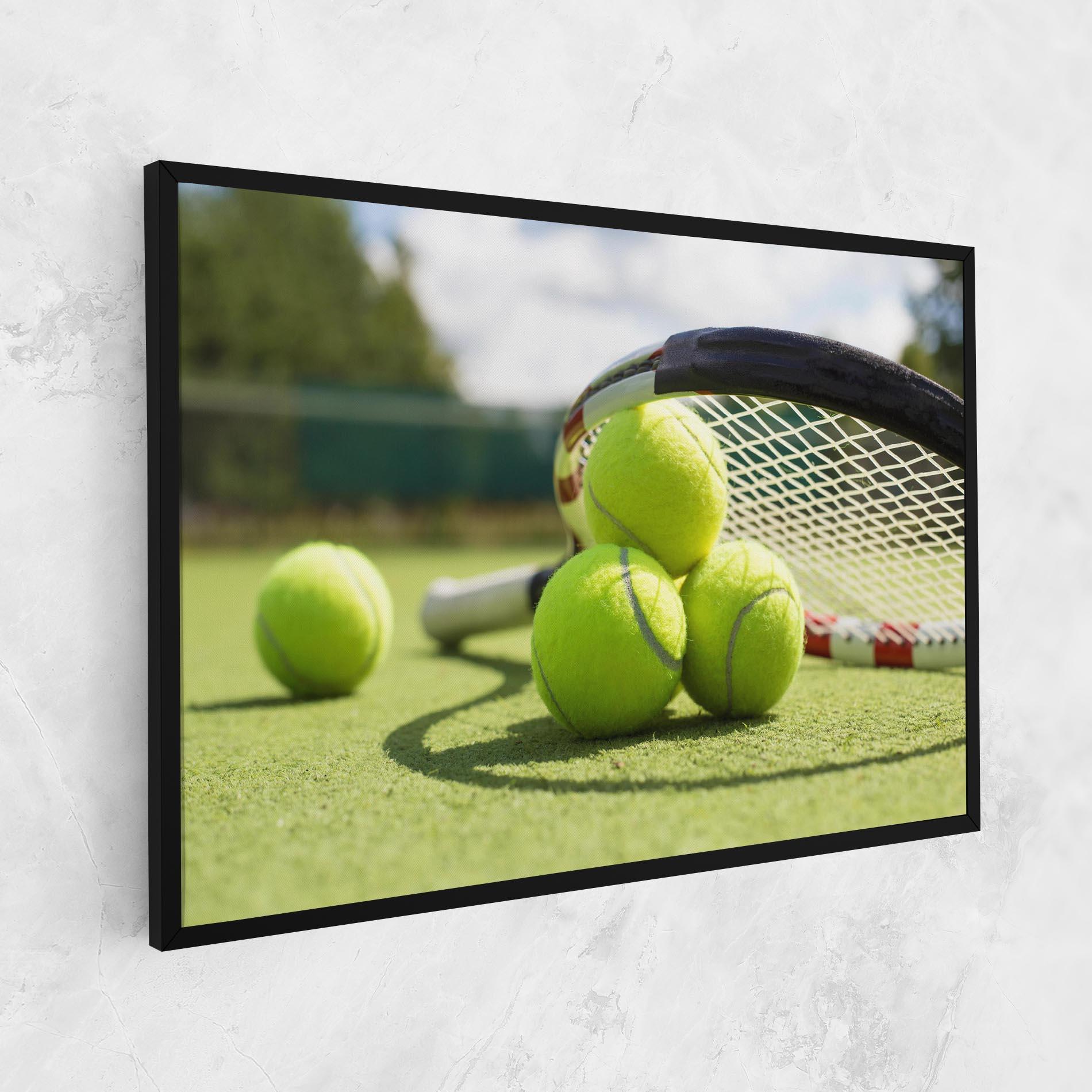 Vászonkép Grass Tennis Balls mockup 1