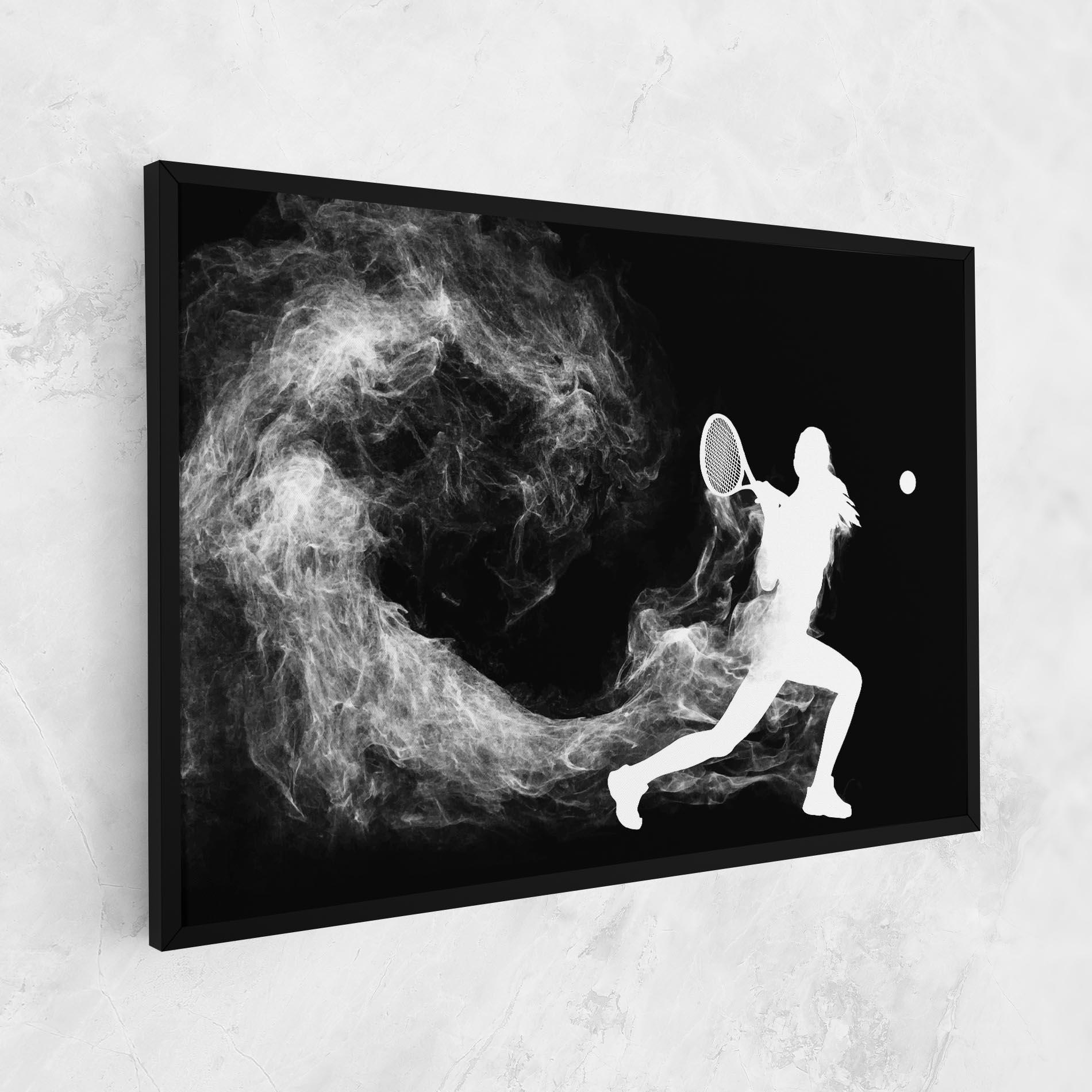 Vászonkép Tennis Spoke White mockup 1