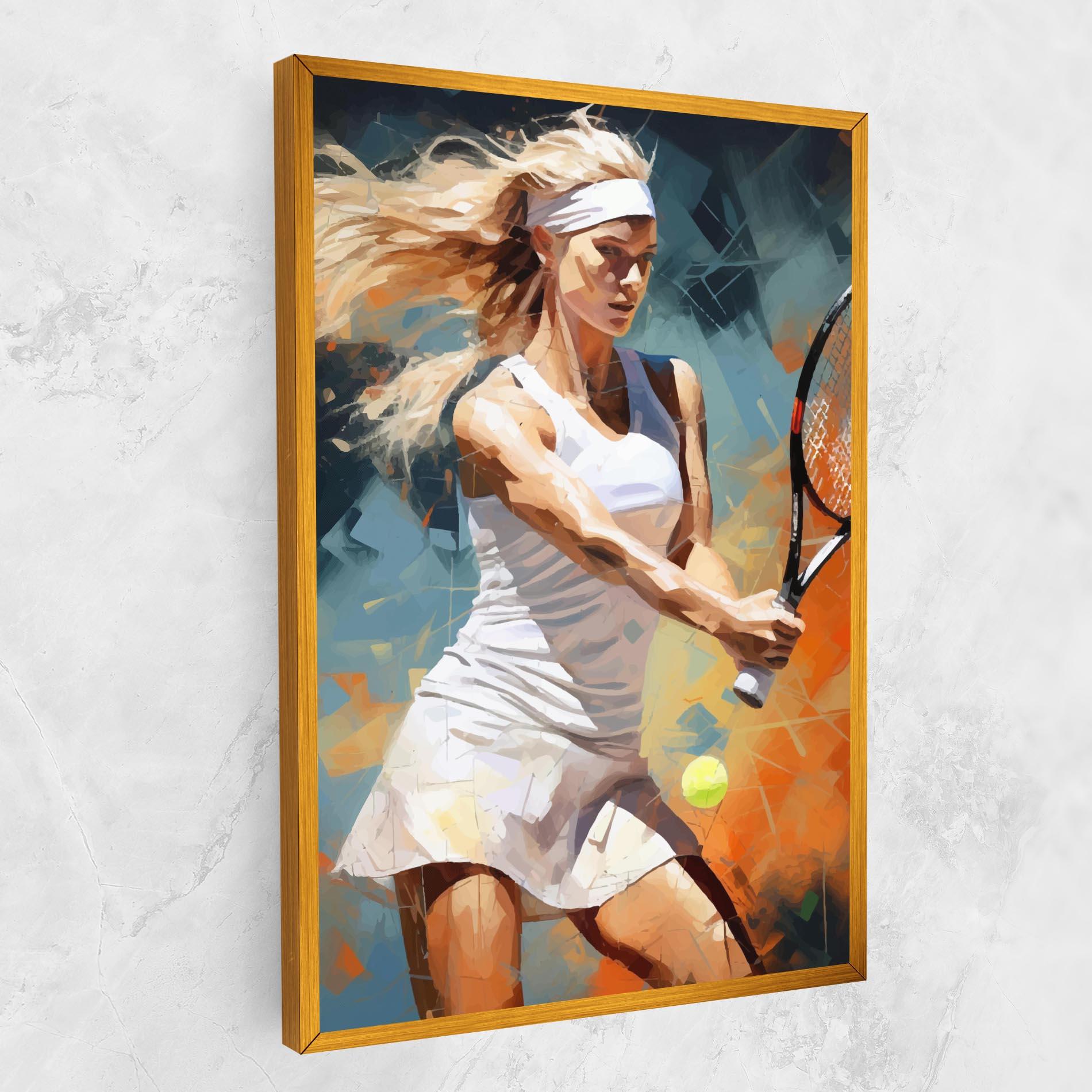 Vászonkép Blonde Tennis Girl mockup 1
