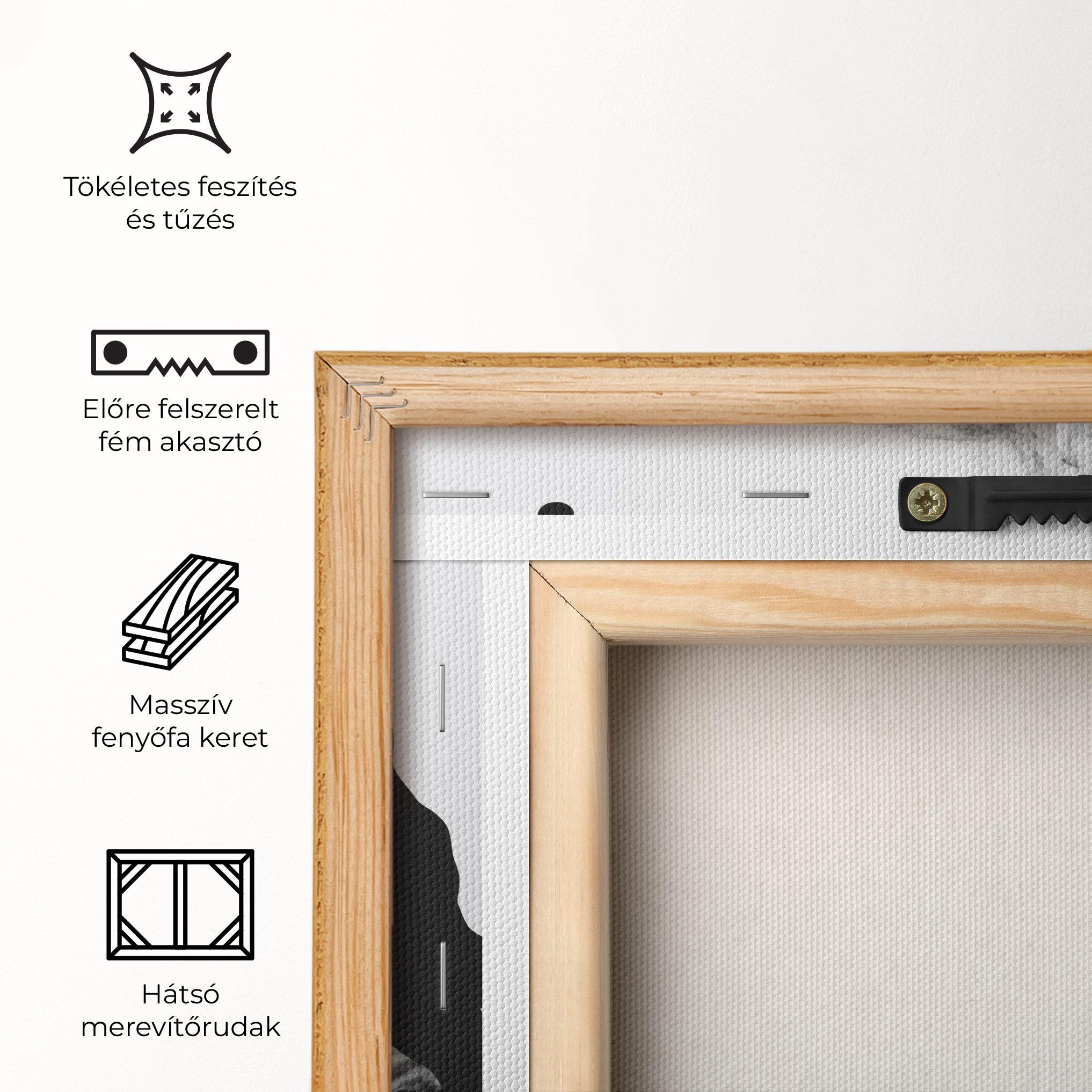 Vászonkép Black Tennis Smoke mockup 5