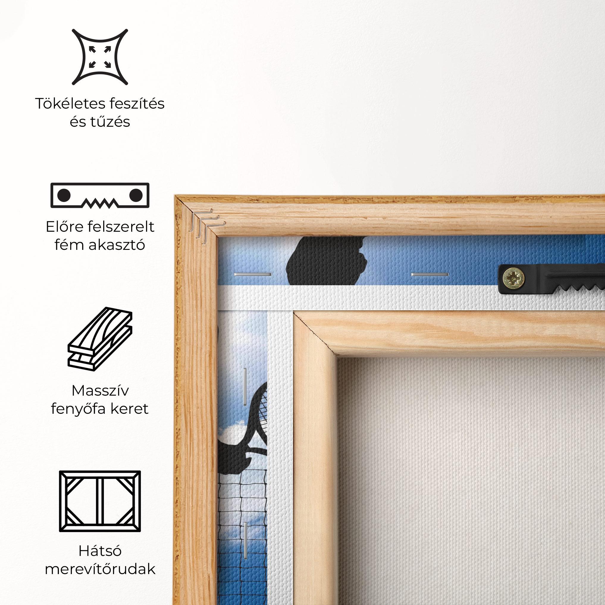 Vászonkép Blue Sky Tennis mockup 5