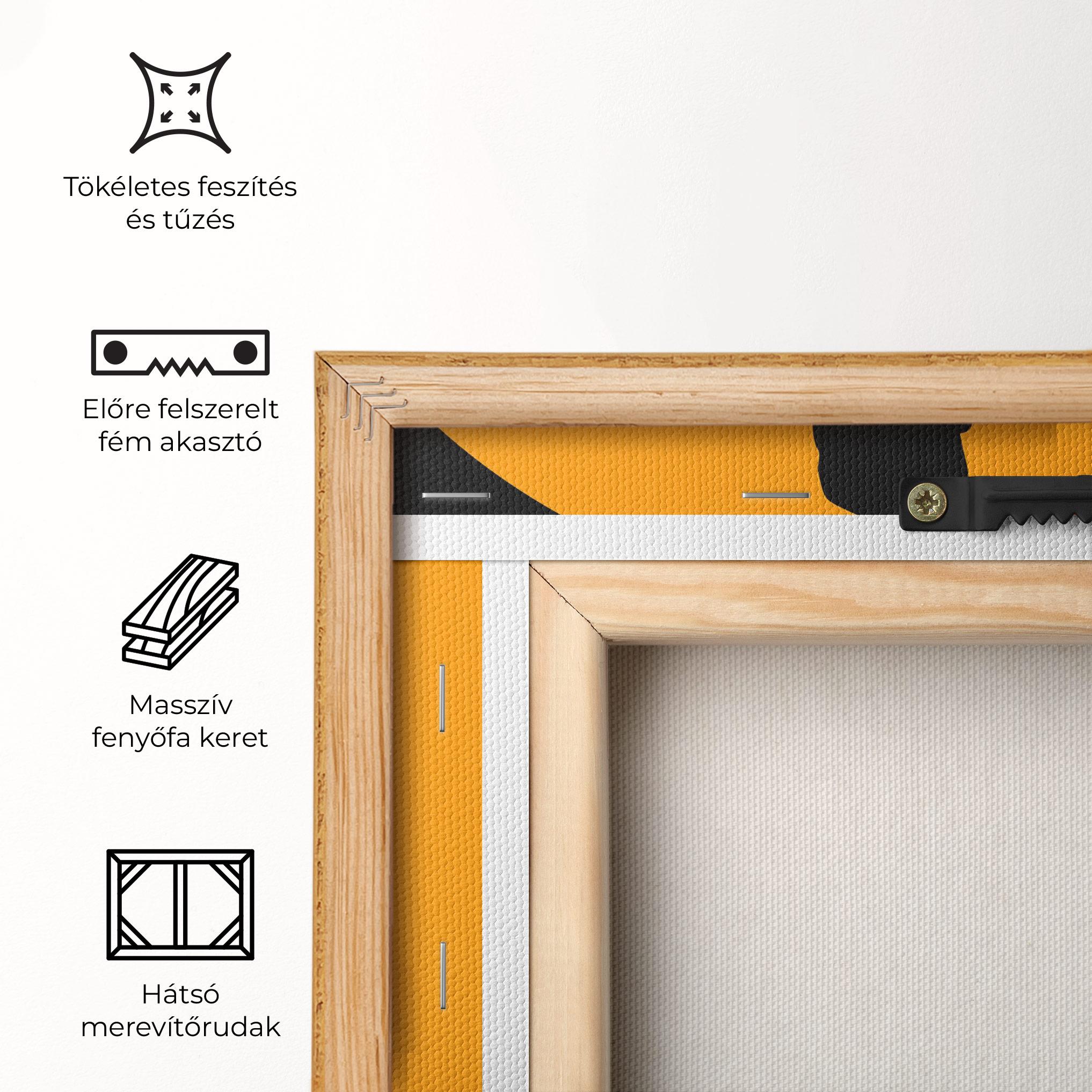 Vászonkép Orange Tennis mockup 5