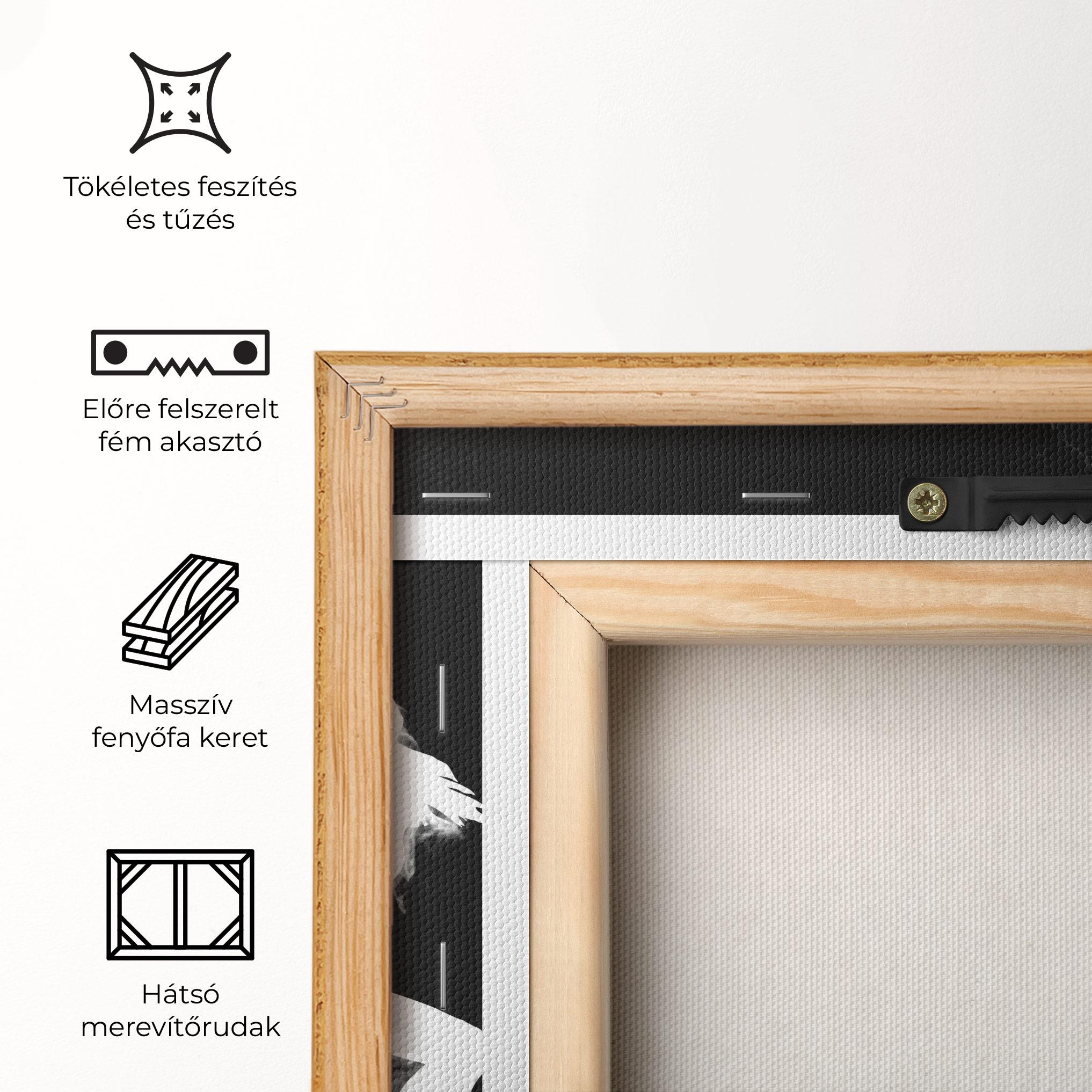 Vászonkép Tennis Spoke White mockup 5