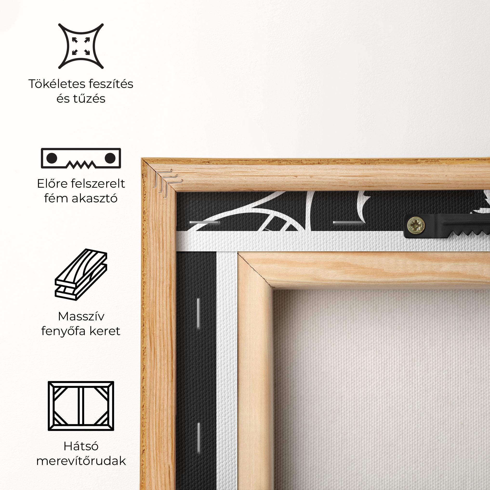 Vászonkép White Line Tennis mockup 5