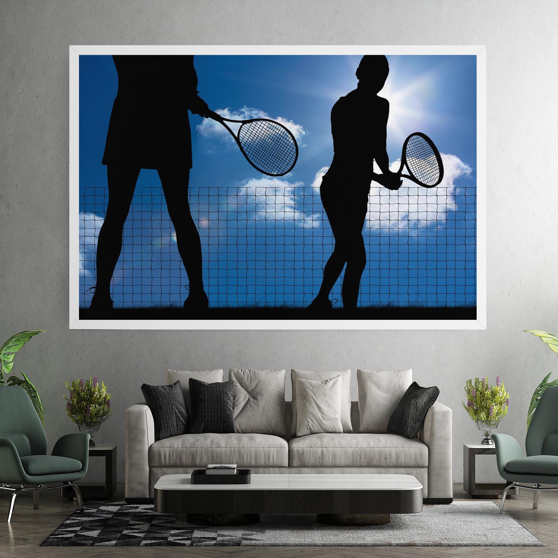 Vászonkép Blue Sky Tennis mockup 7