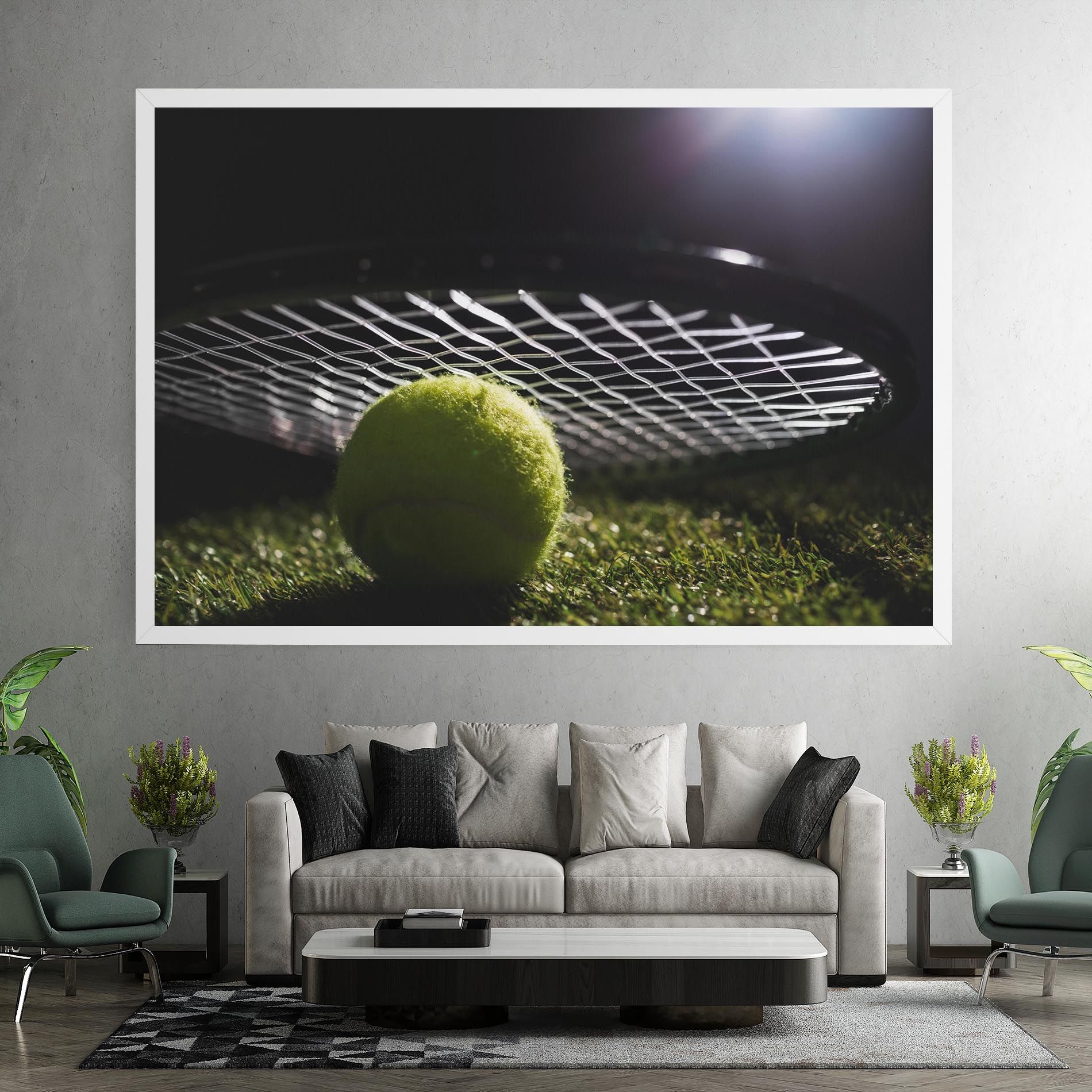 Close Up Tennis Ball mockup 7