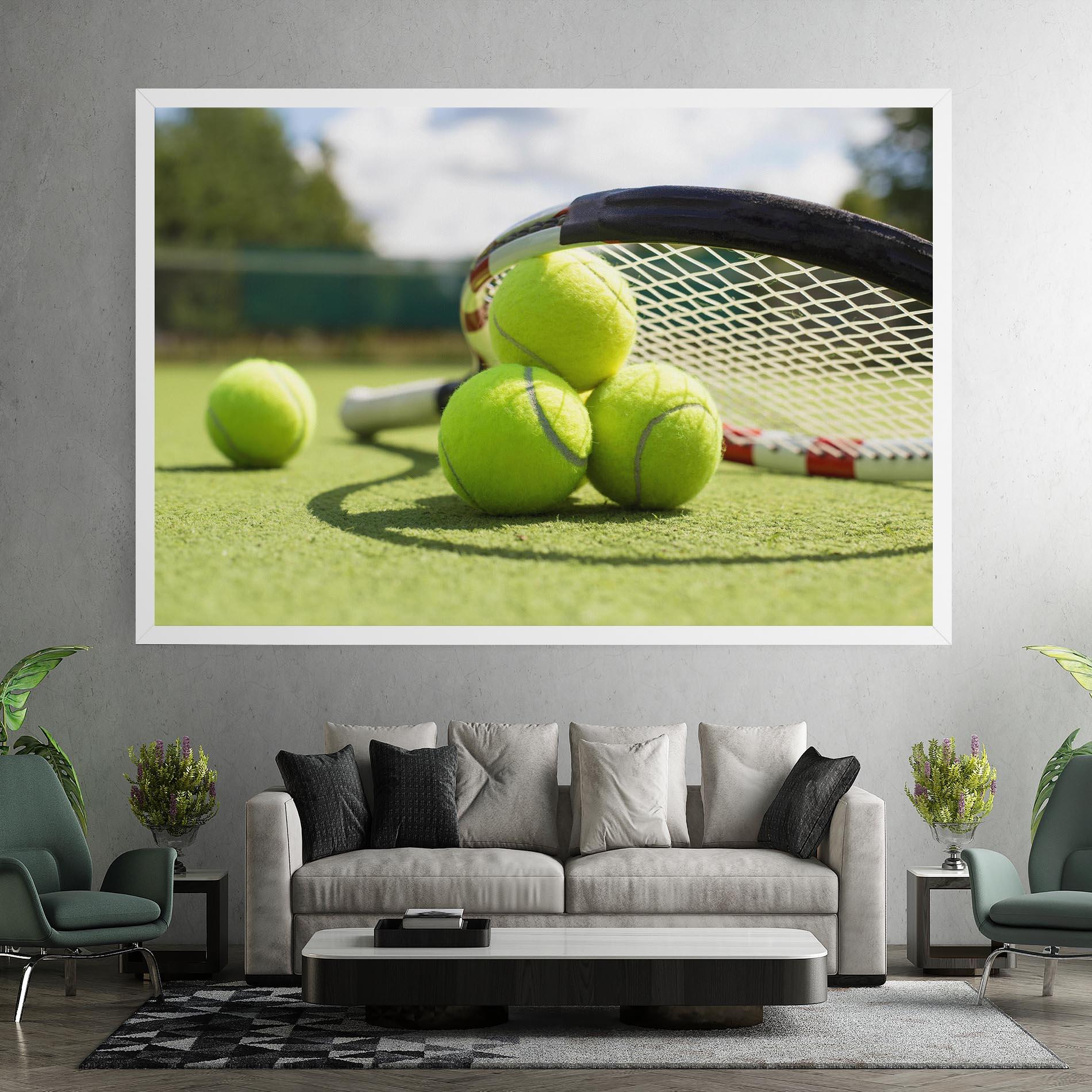 Vászonkép Grass Tennis Balls mockup 7