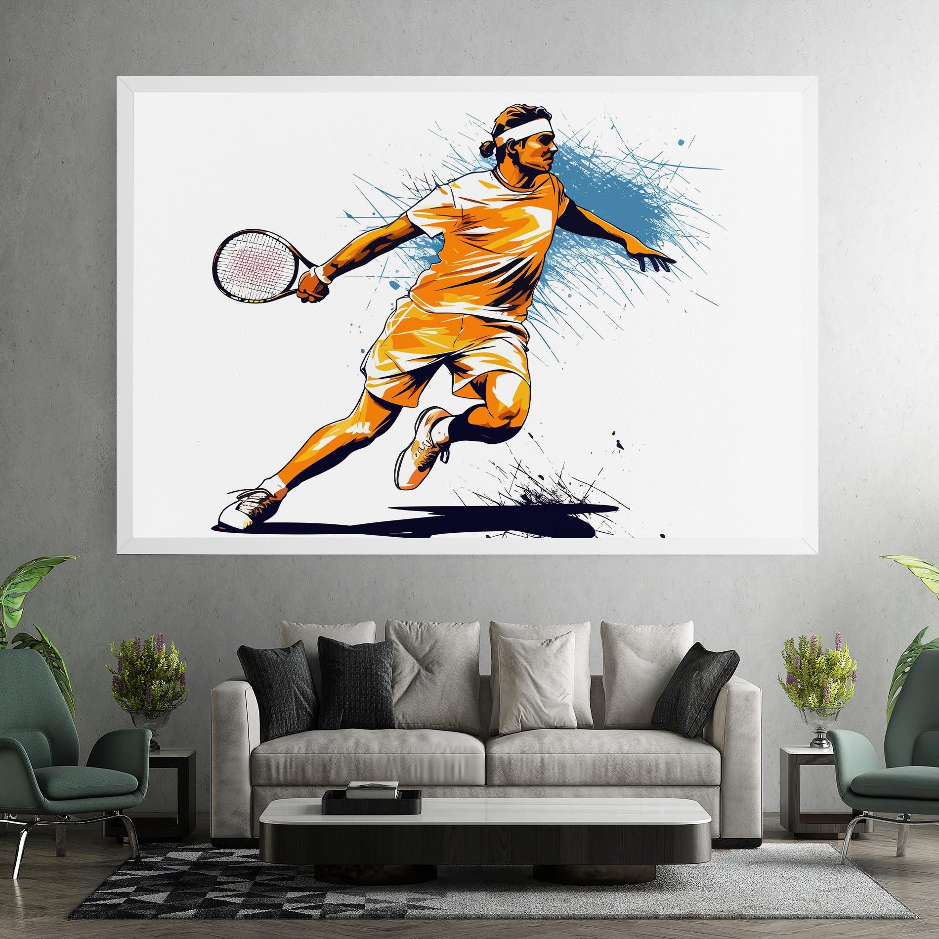 Orange Blue Tennis mockup 7