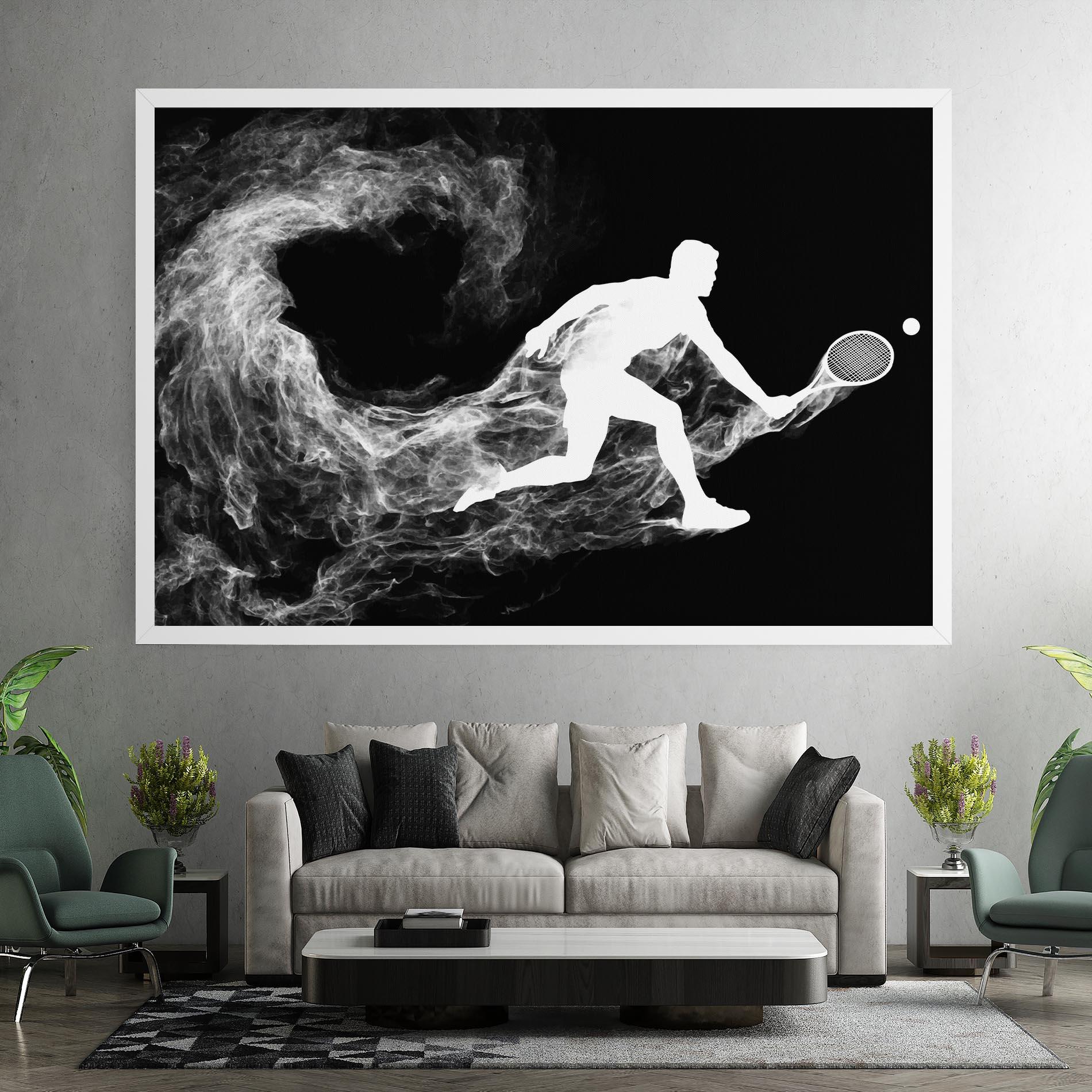 Vászonkép Tennis White Smoke mockup 7