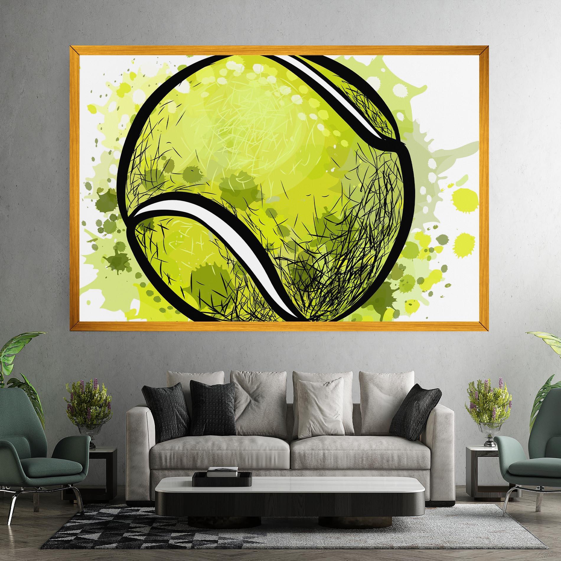 Vászonkép Big Tennis Ball mockup 7