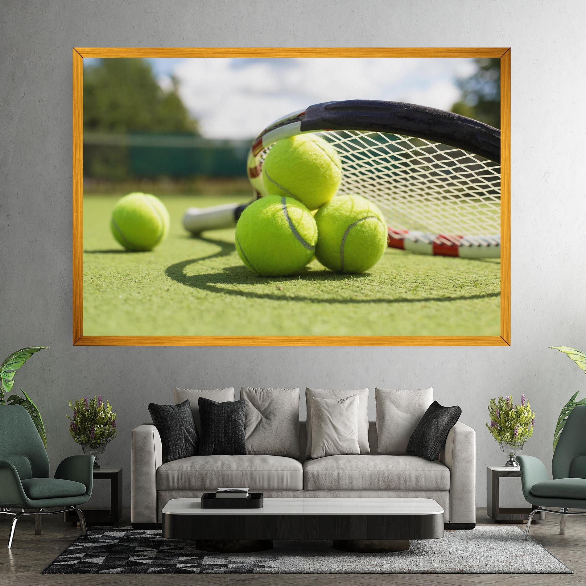 Vászonkép Grass Tennis Balls mockup 7