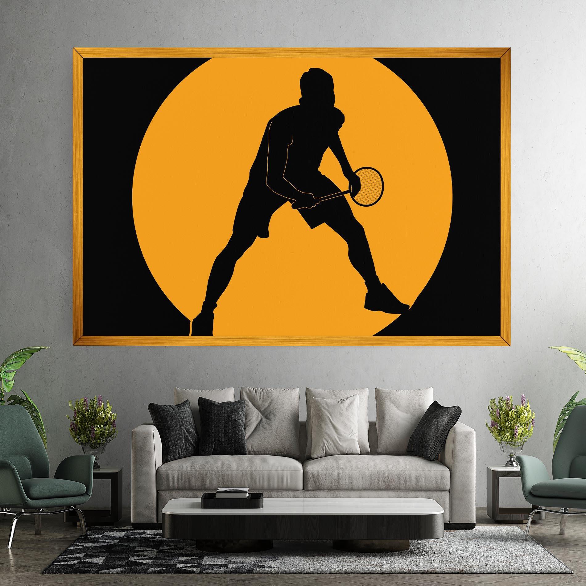 Vászonkép Orange Tennis mockup 7