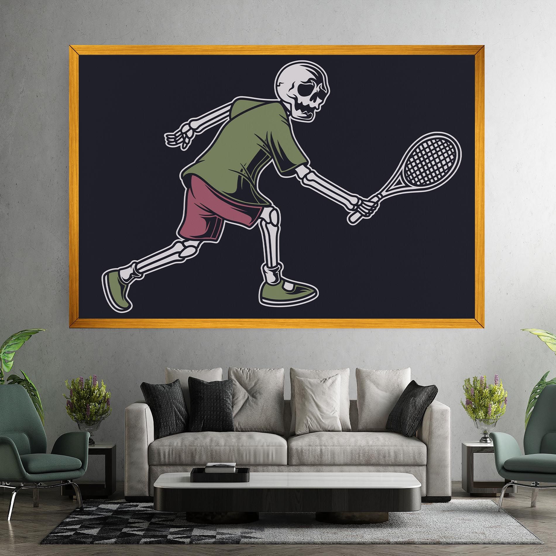 Skull Tennis mockup 7