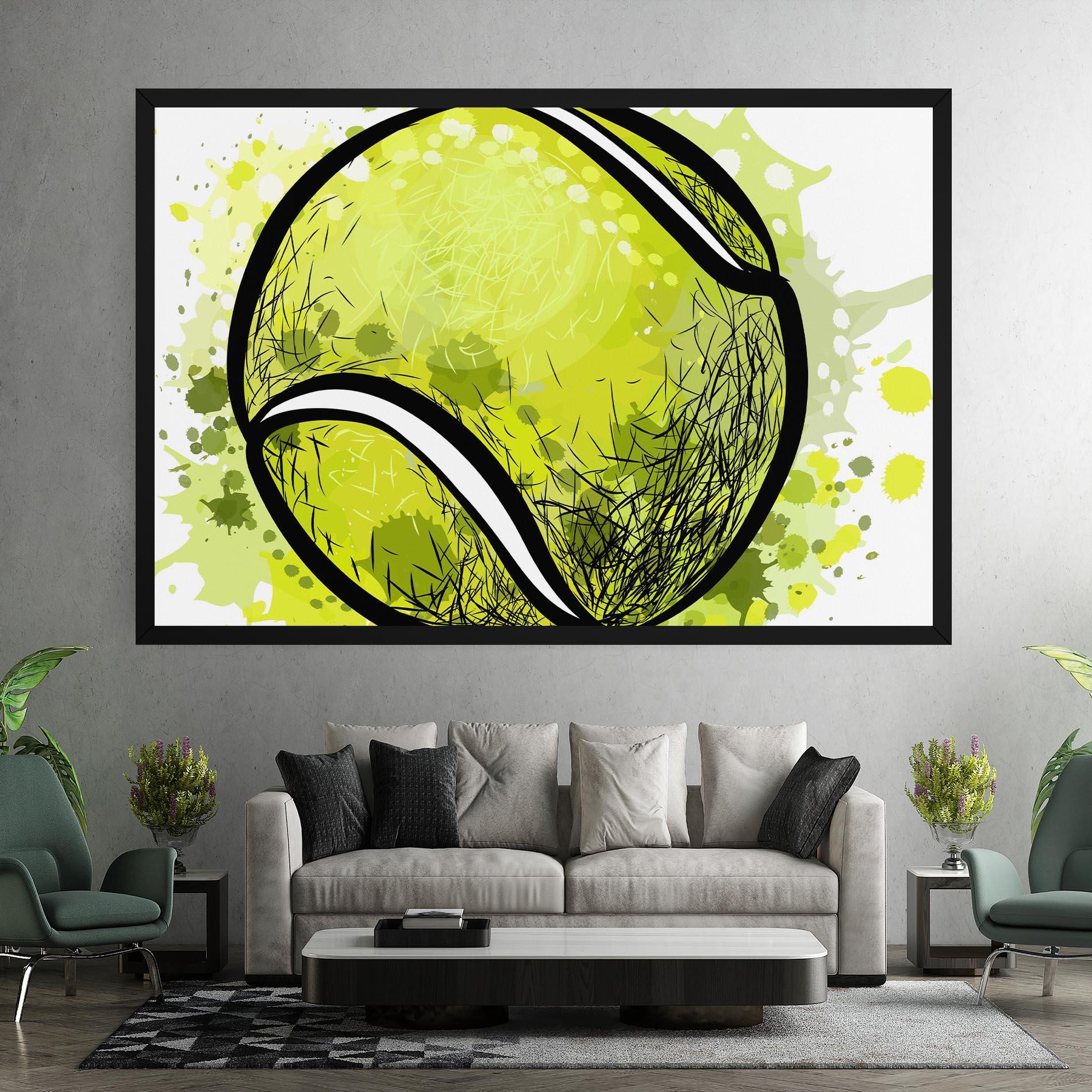 Vászonkép Big Tennis Ball mockup 7