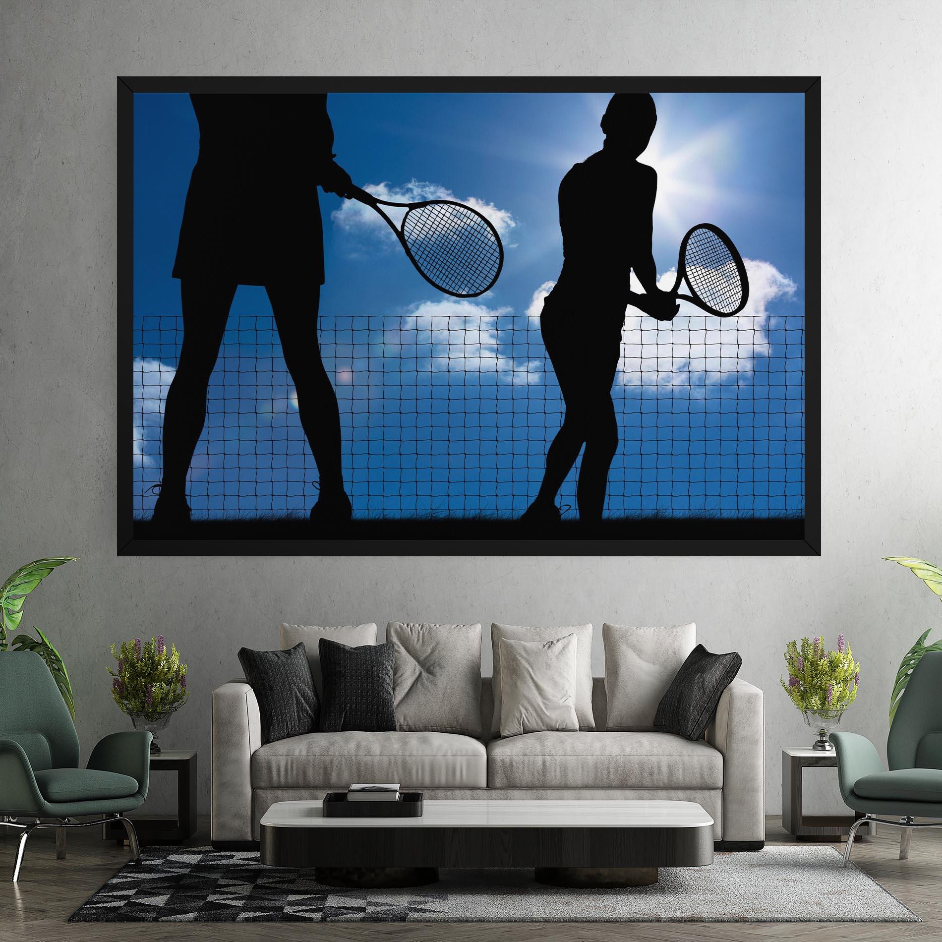 Vászonkép Blue Sky Tennis mockup 7