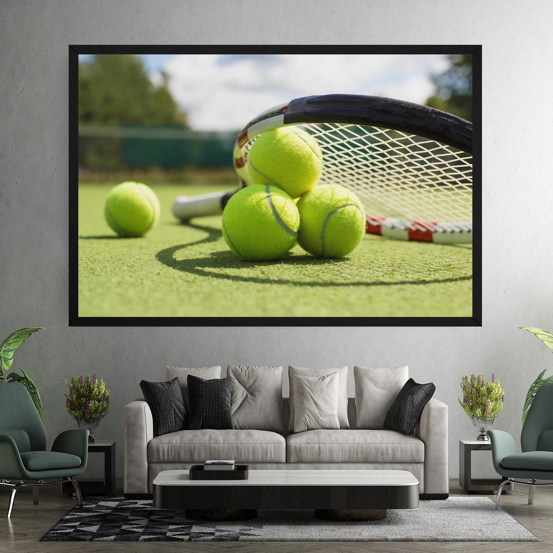 Vászonkép Grass Tennis Balls mockup 7