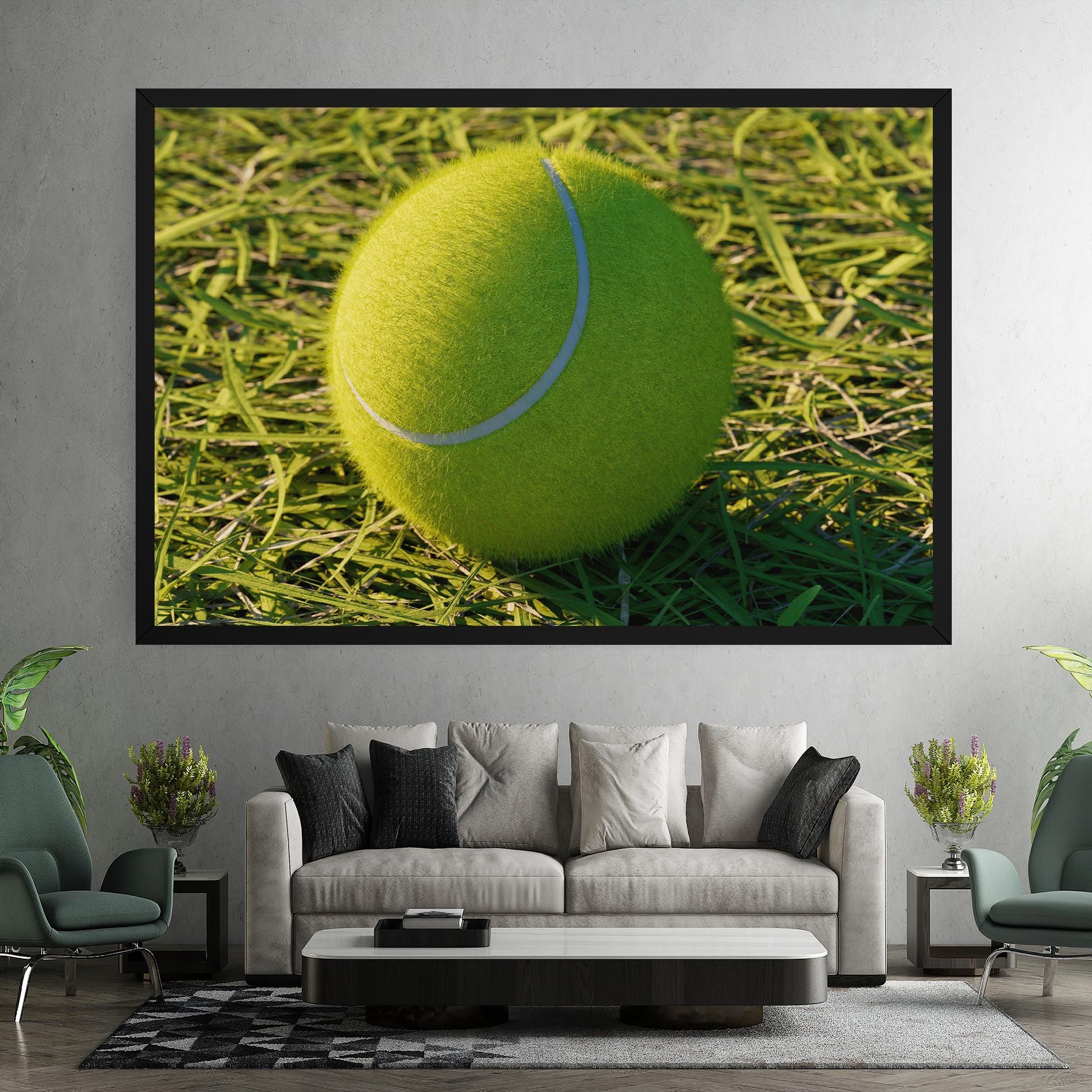 Green Tennis Ball mockup 7
