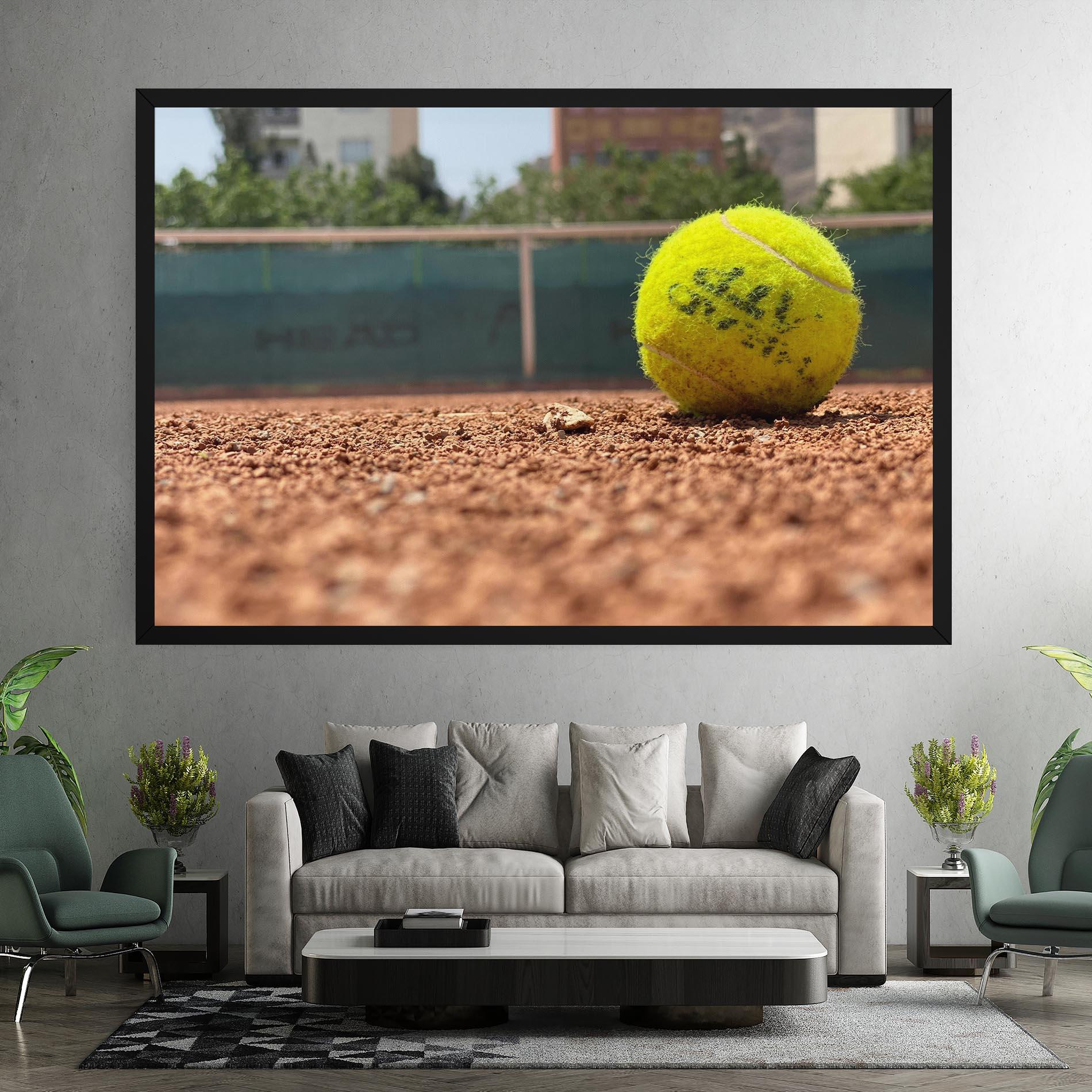 Vászonkép Lost Tennis Ball mockup 7