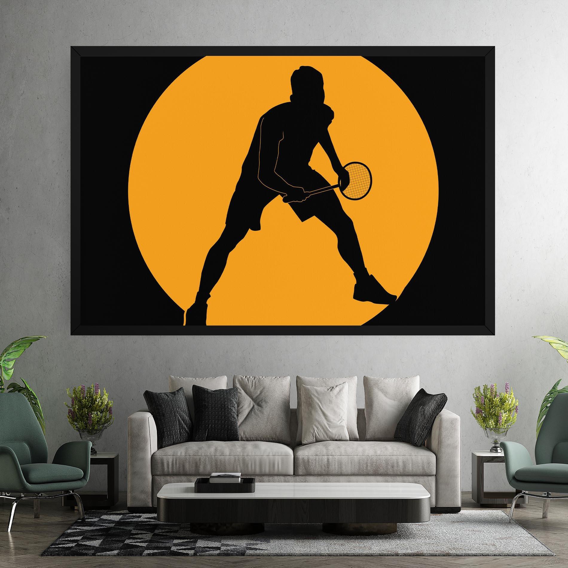 Vászonkép Orange Tennis mockup 7