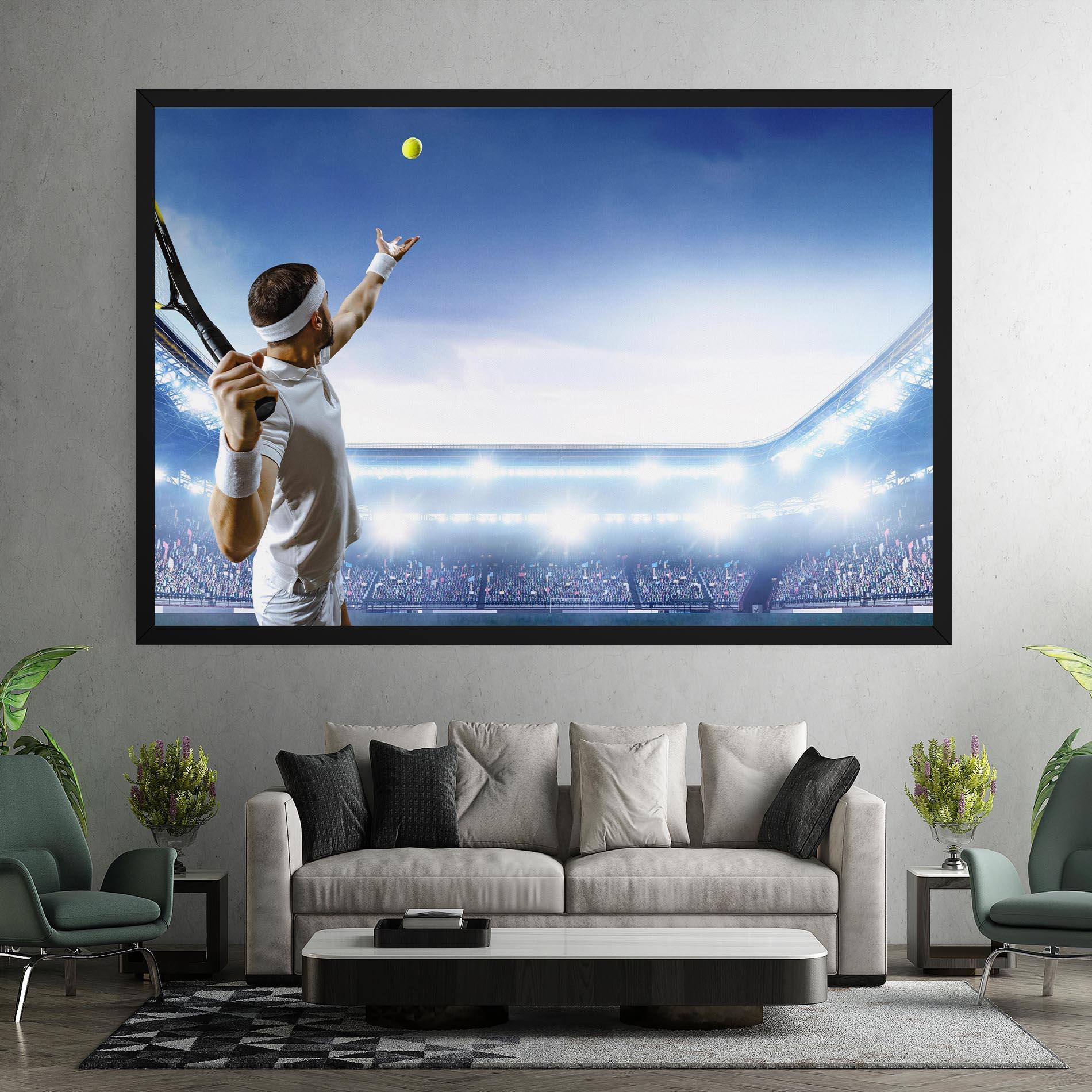 Vászonkép Stadium Tennis Player mockup 7