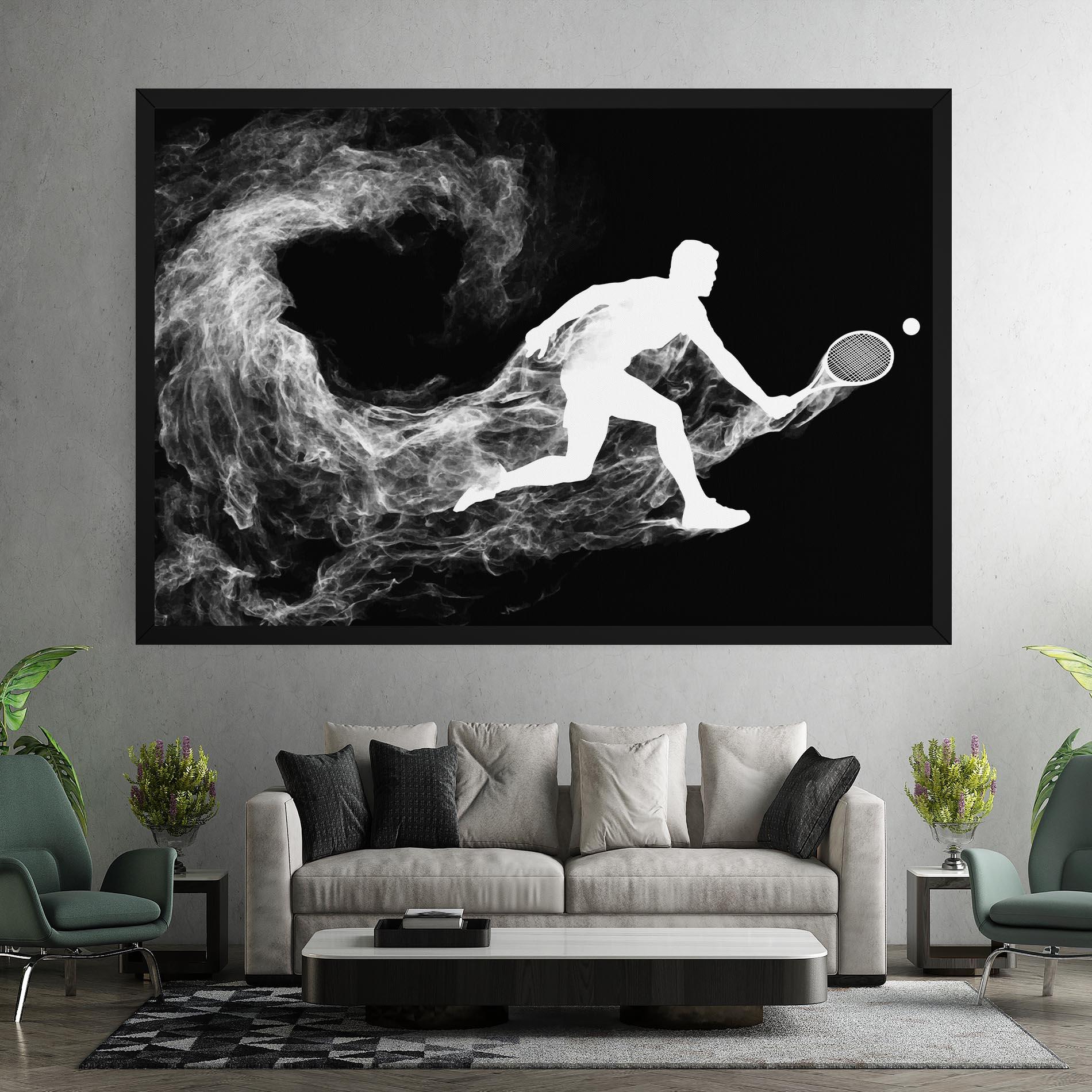Vászonkép Tennis White Smoke mockup 7