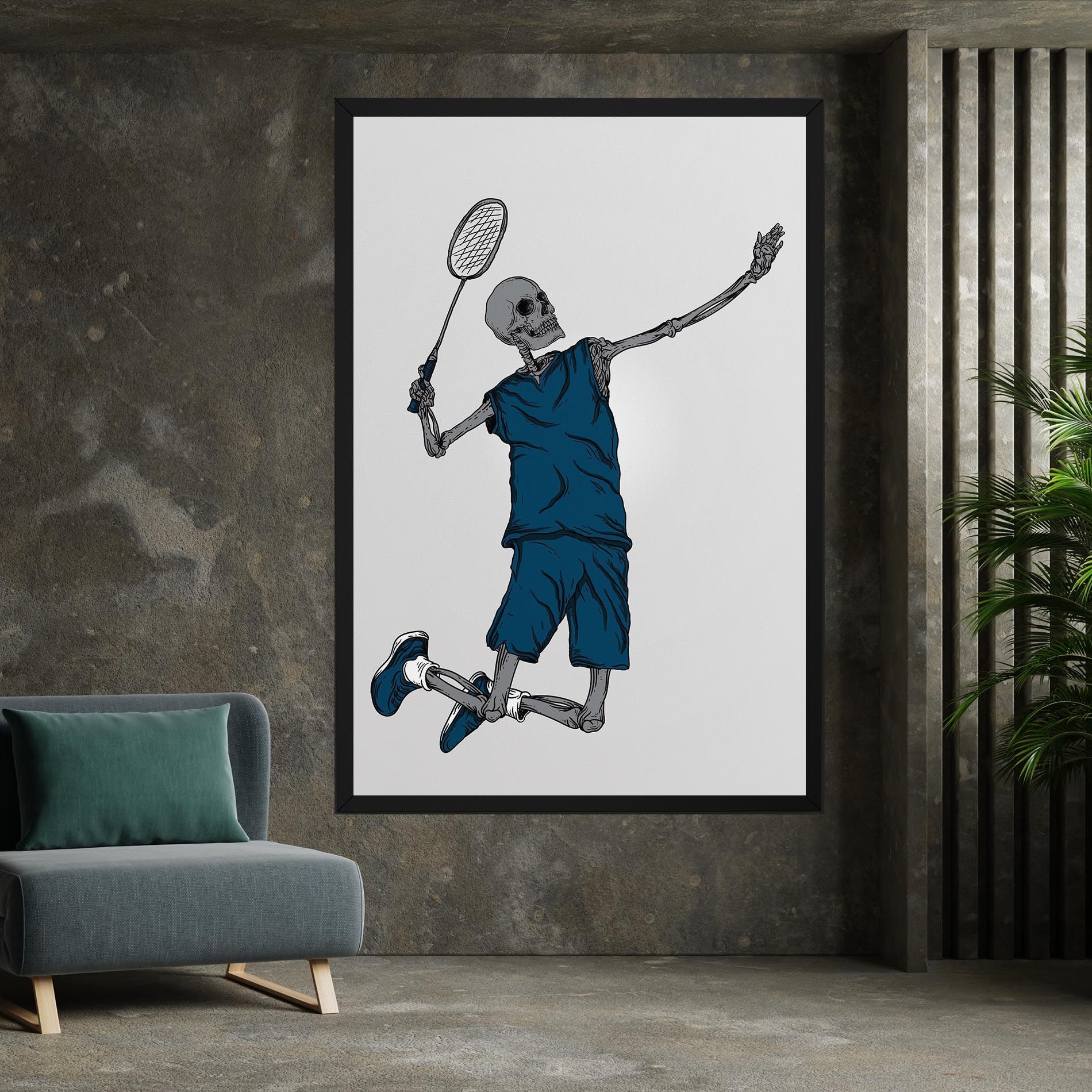 Blue Skull Tennis mockup 7