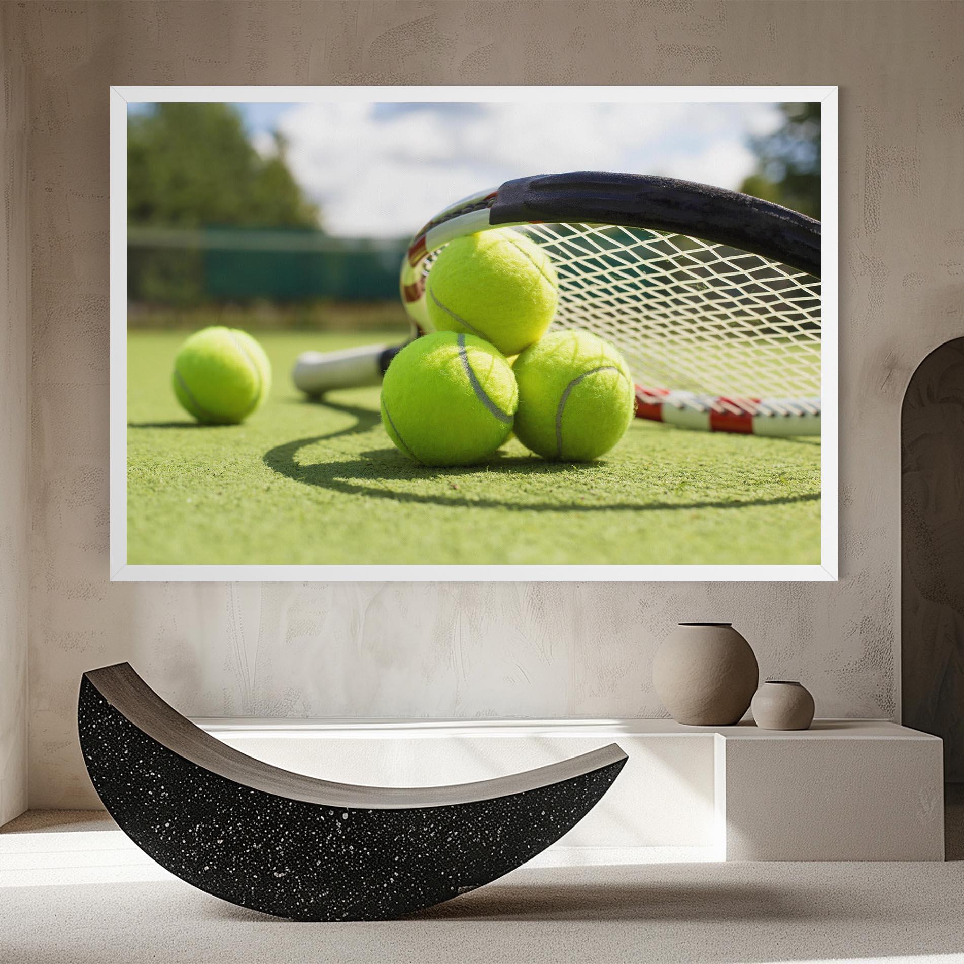 Vászonkép Grass Tennis Balls mockup 8