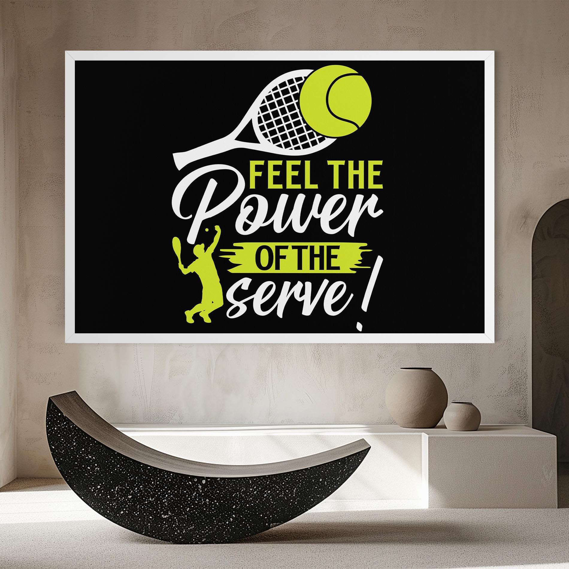Vászonkép Power Serve mockup 8