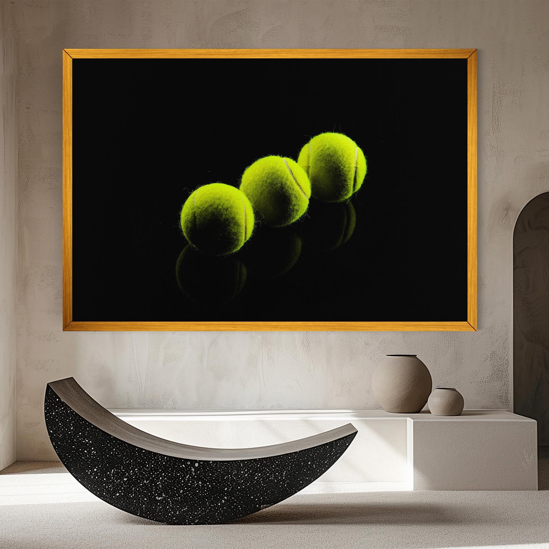 Vászonkép 3 Tennis Balls mockup 8