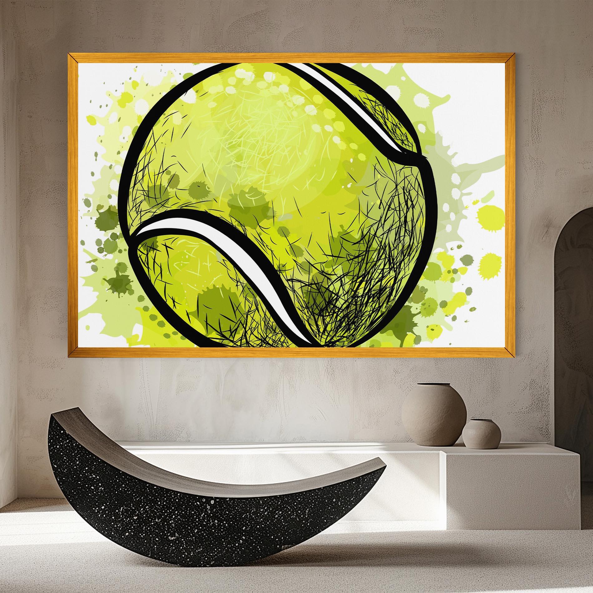 Vászonkép Big Tennis Ball mockup 8