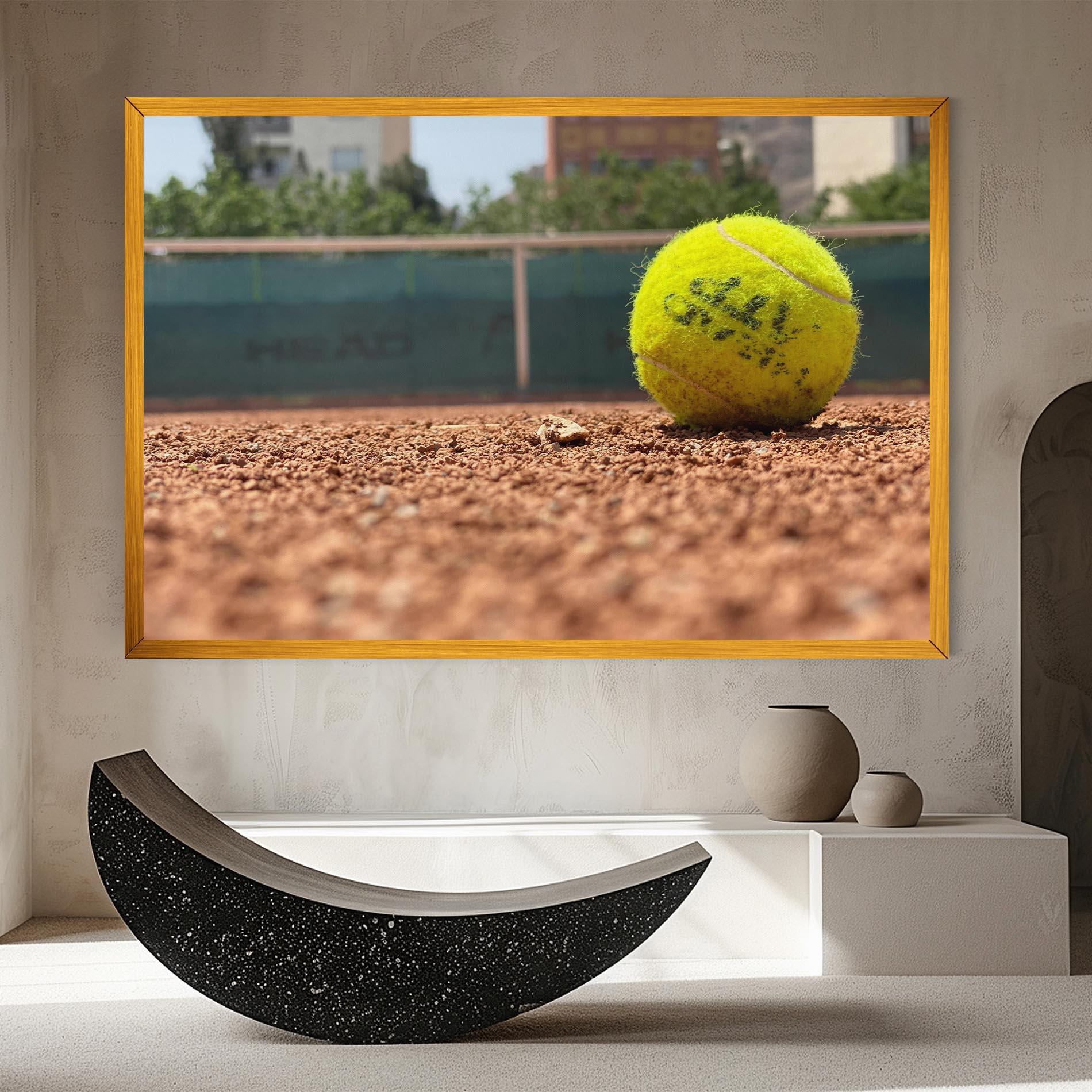 Vászonkép Lost Tennis Ball mockup 8