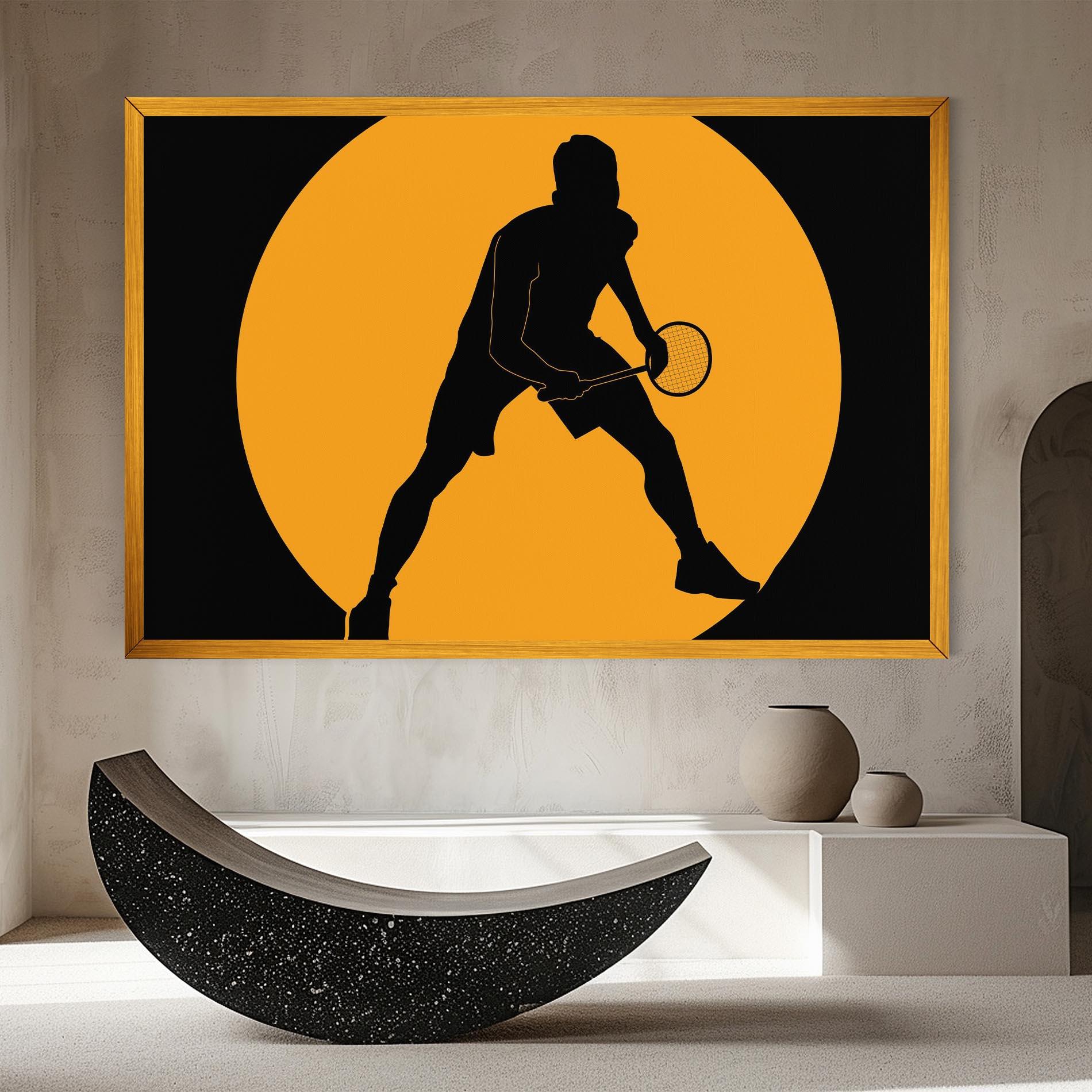 Vászonkép Orange Tennis mockup 8