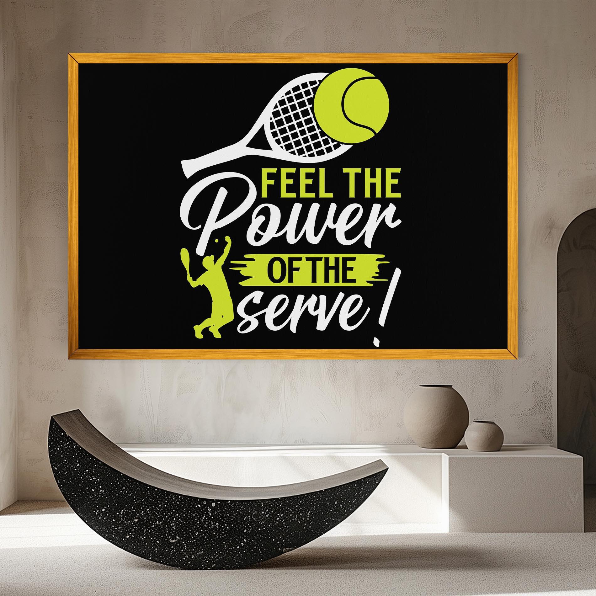 Vászonkép Power Serve mockup 8