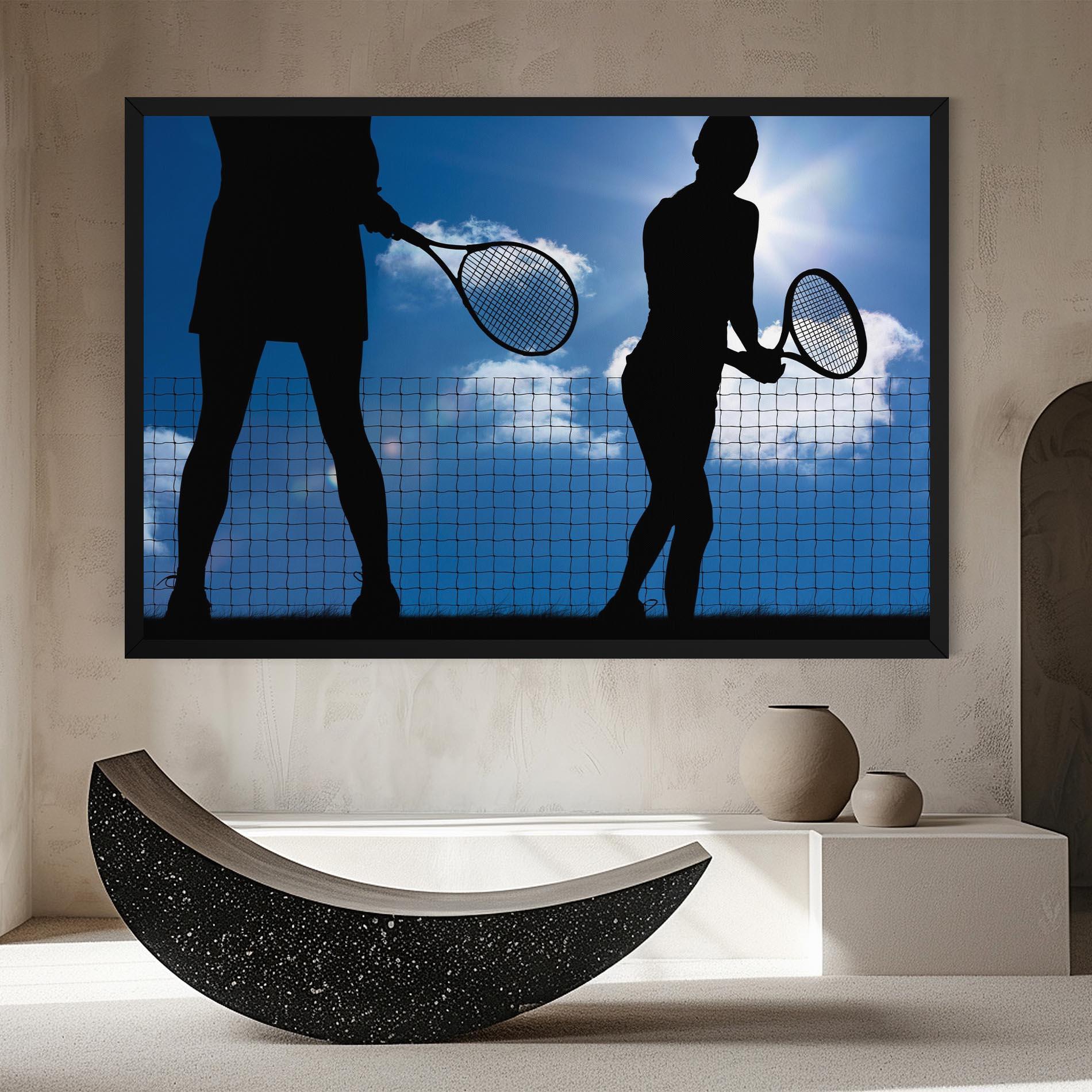 Vászonkép Blue Sky Tennis mockup 8