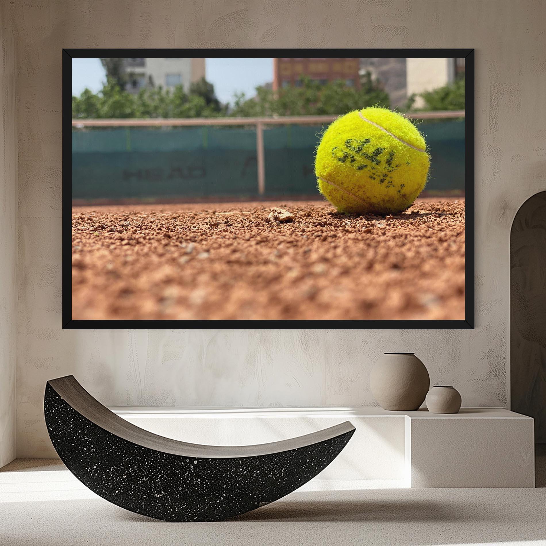 Vászonkép Lost Tennis Ball mockup 8