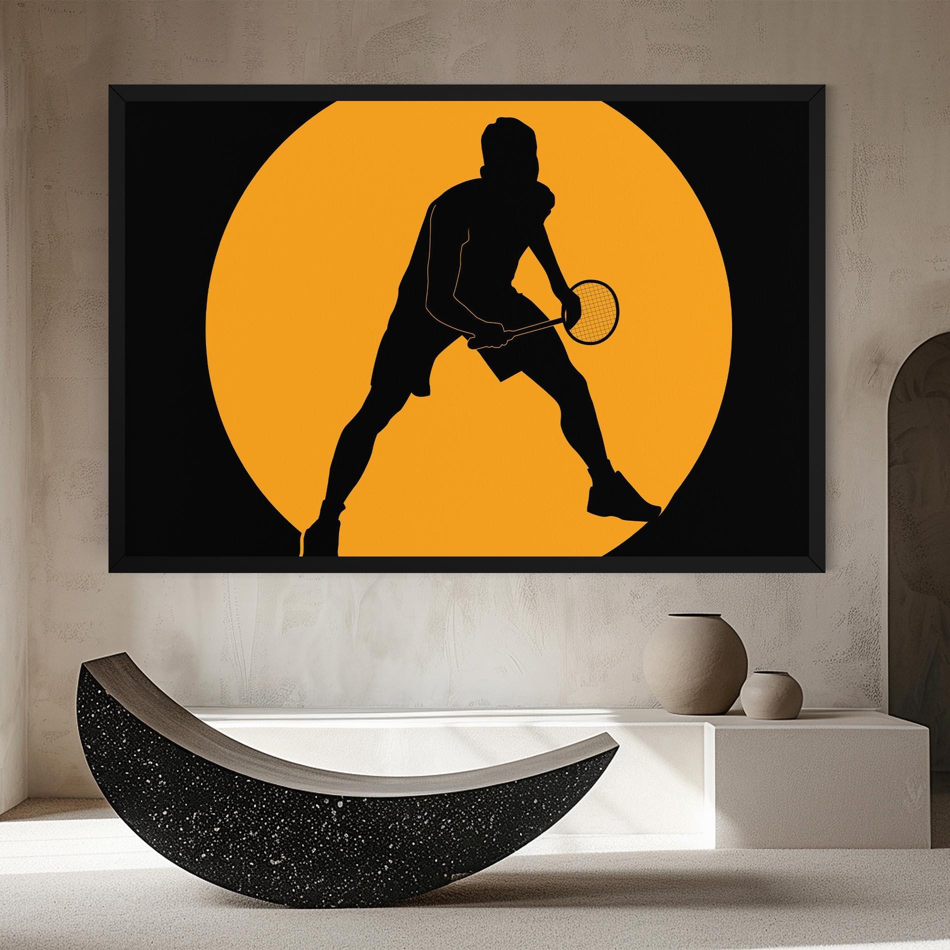 Vászonkép Orange Tennis mockup 8