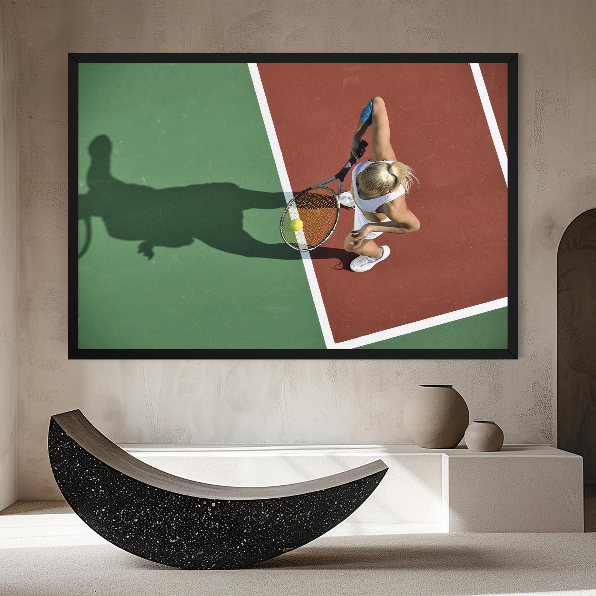 Vászonkép Outdoor Tennis mockup 8