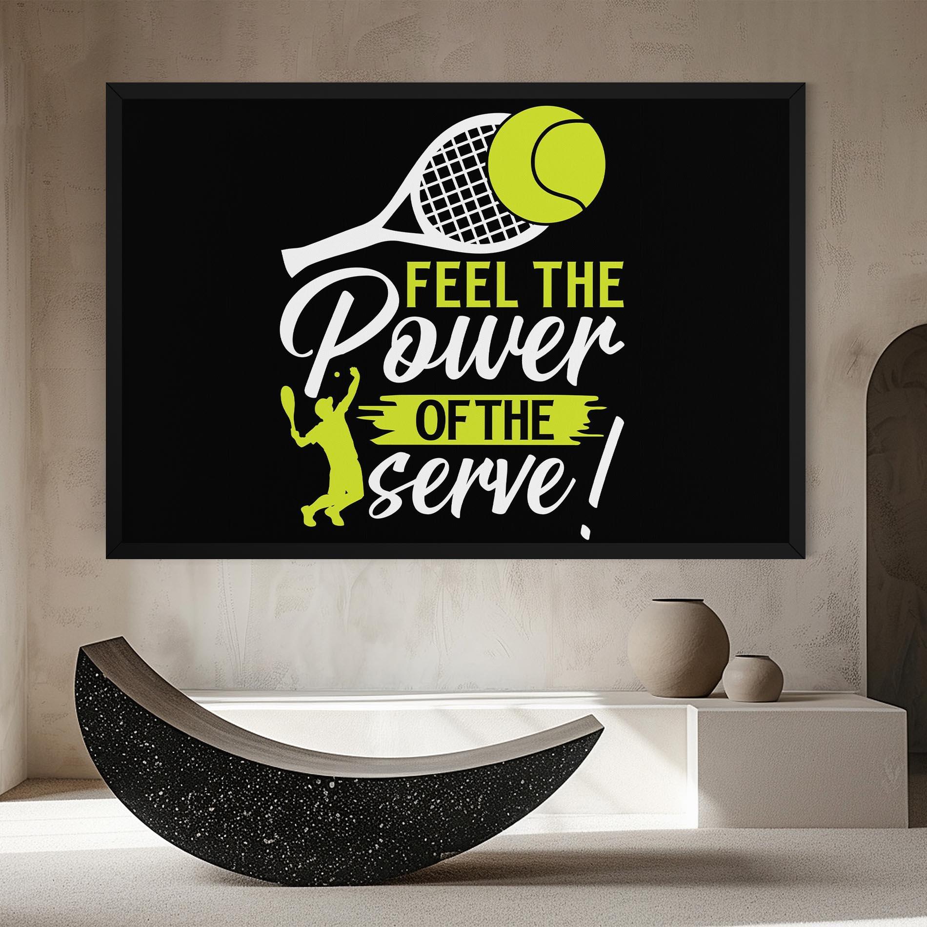 Vászonkép Power Serve mockup 8