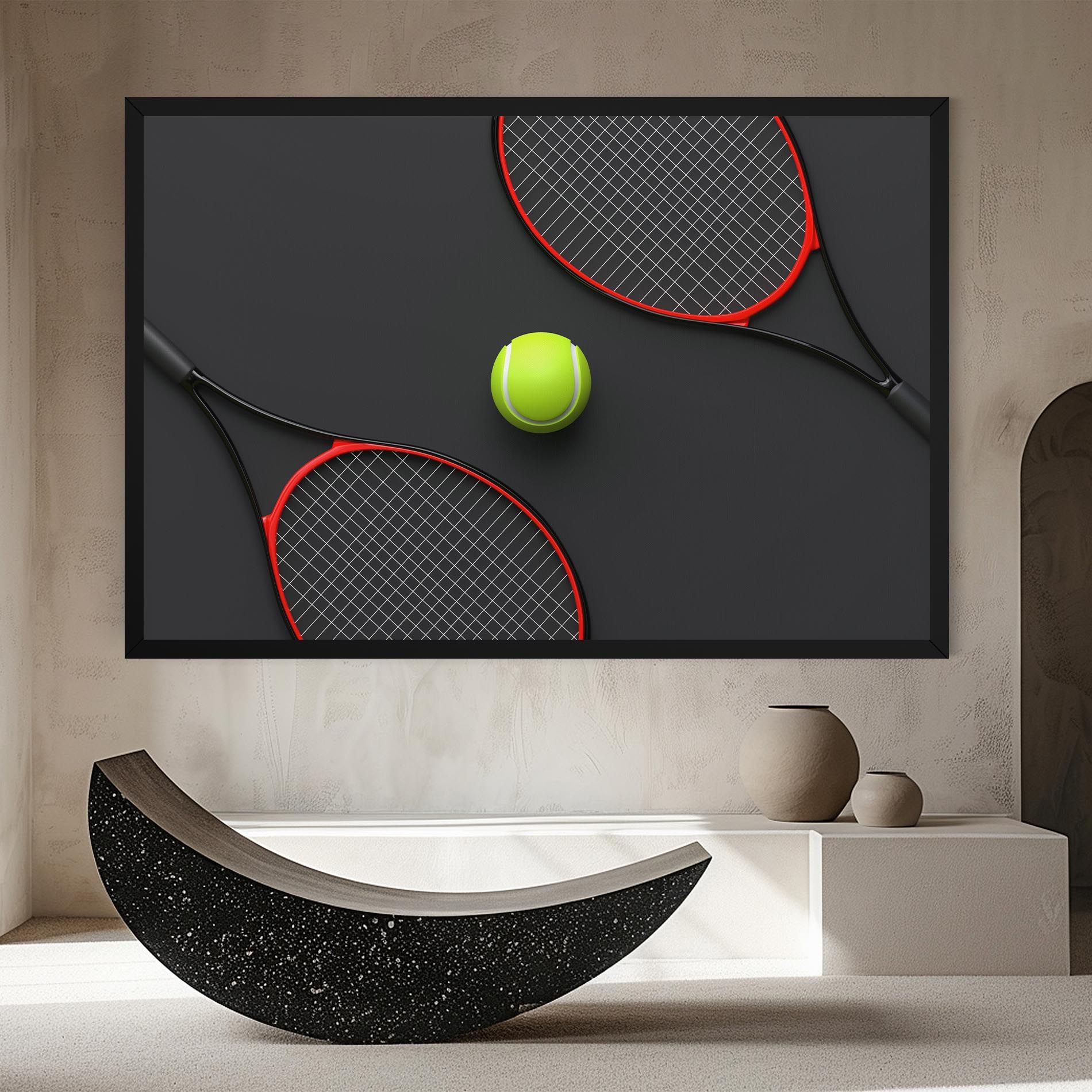 Red Tennis Rackets mockup 8