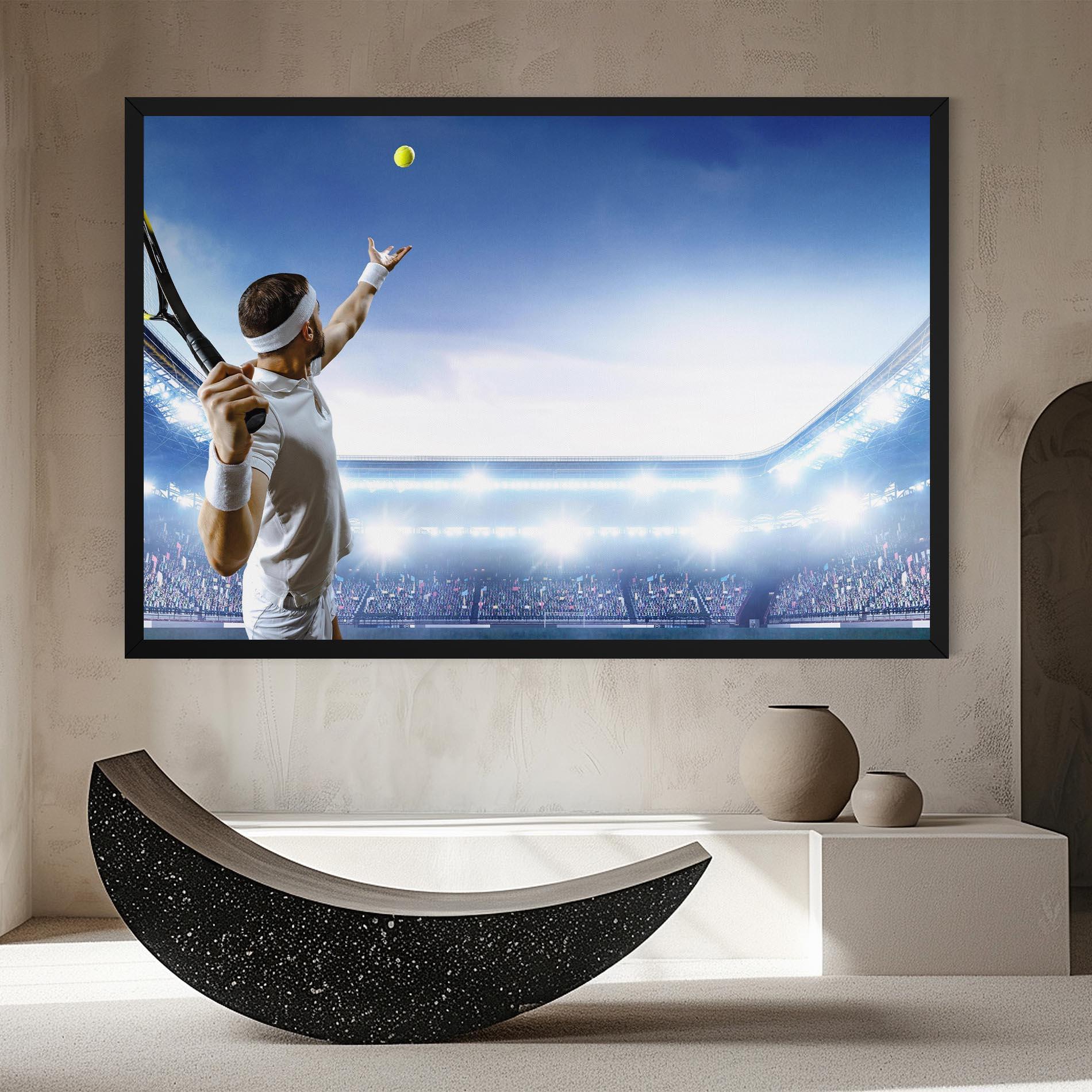 Vászonkép Stadium Tennis Player mockup 8