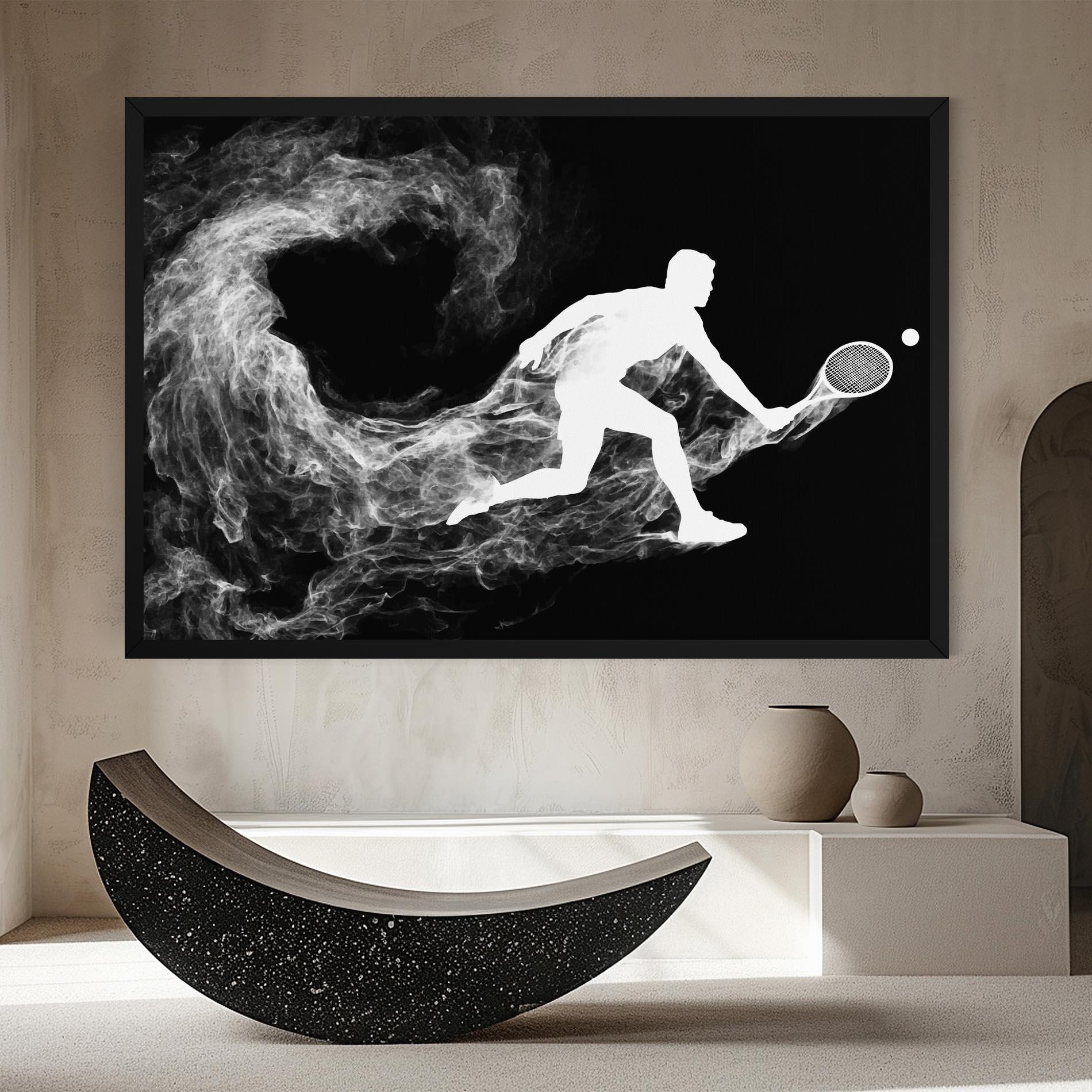 Vászonkép Tennis White Smoke mockup 8