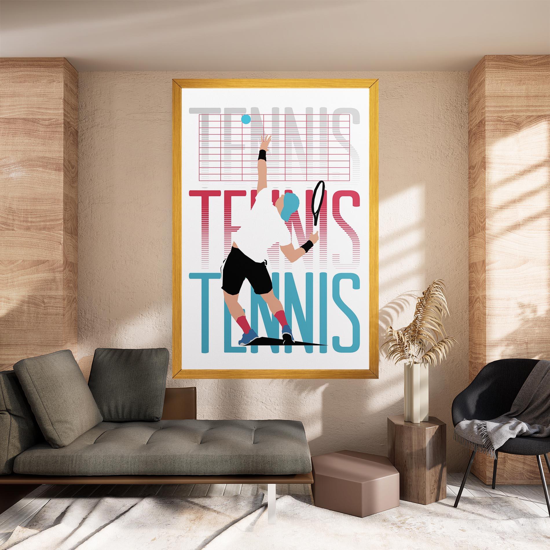 Vászonkép Tennis Ball Jump mockup 8